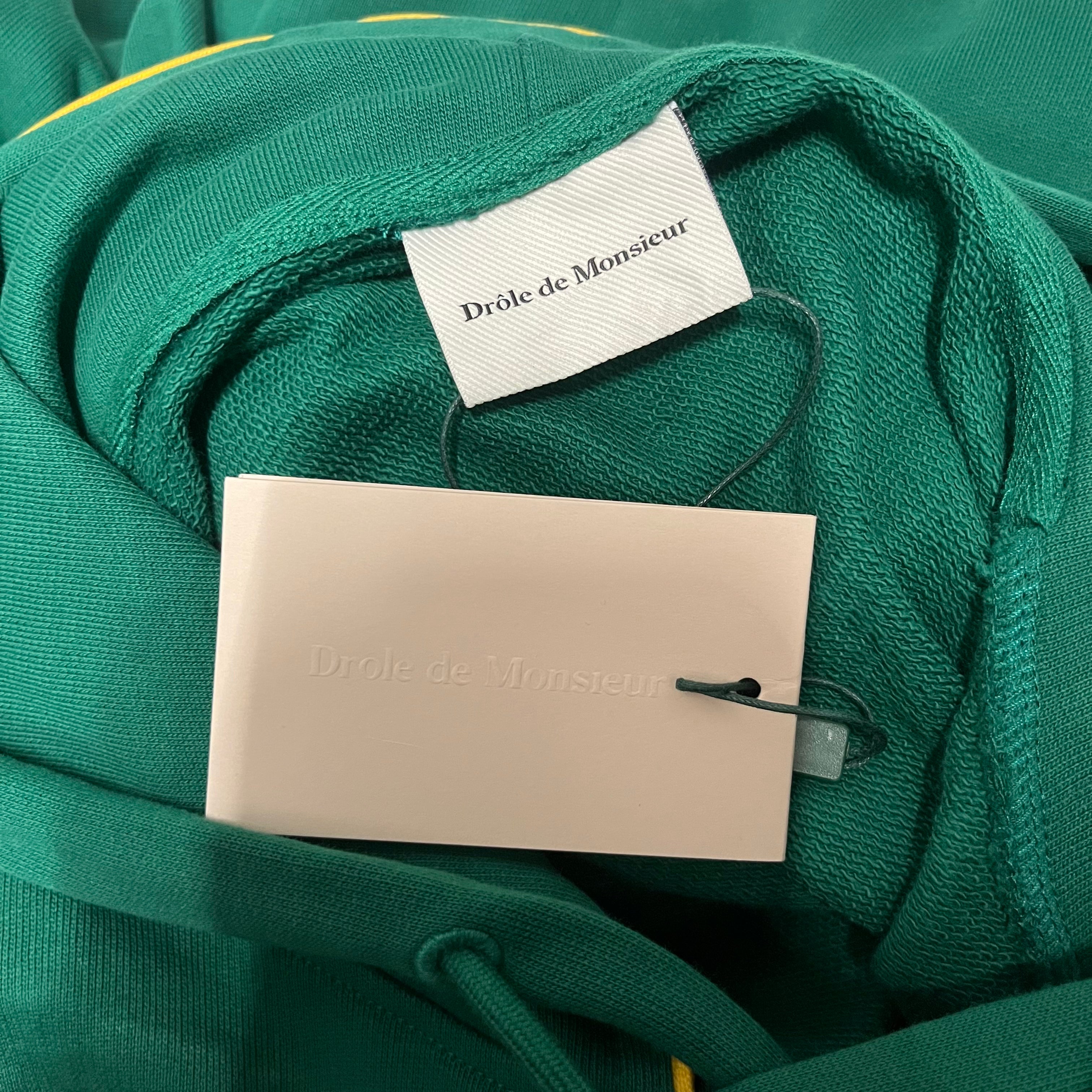 DROLE DE MONSIEUR/Hoodie/L/Cotton/GRN/EMBROIDERED view 3