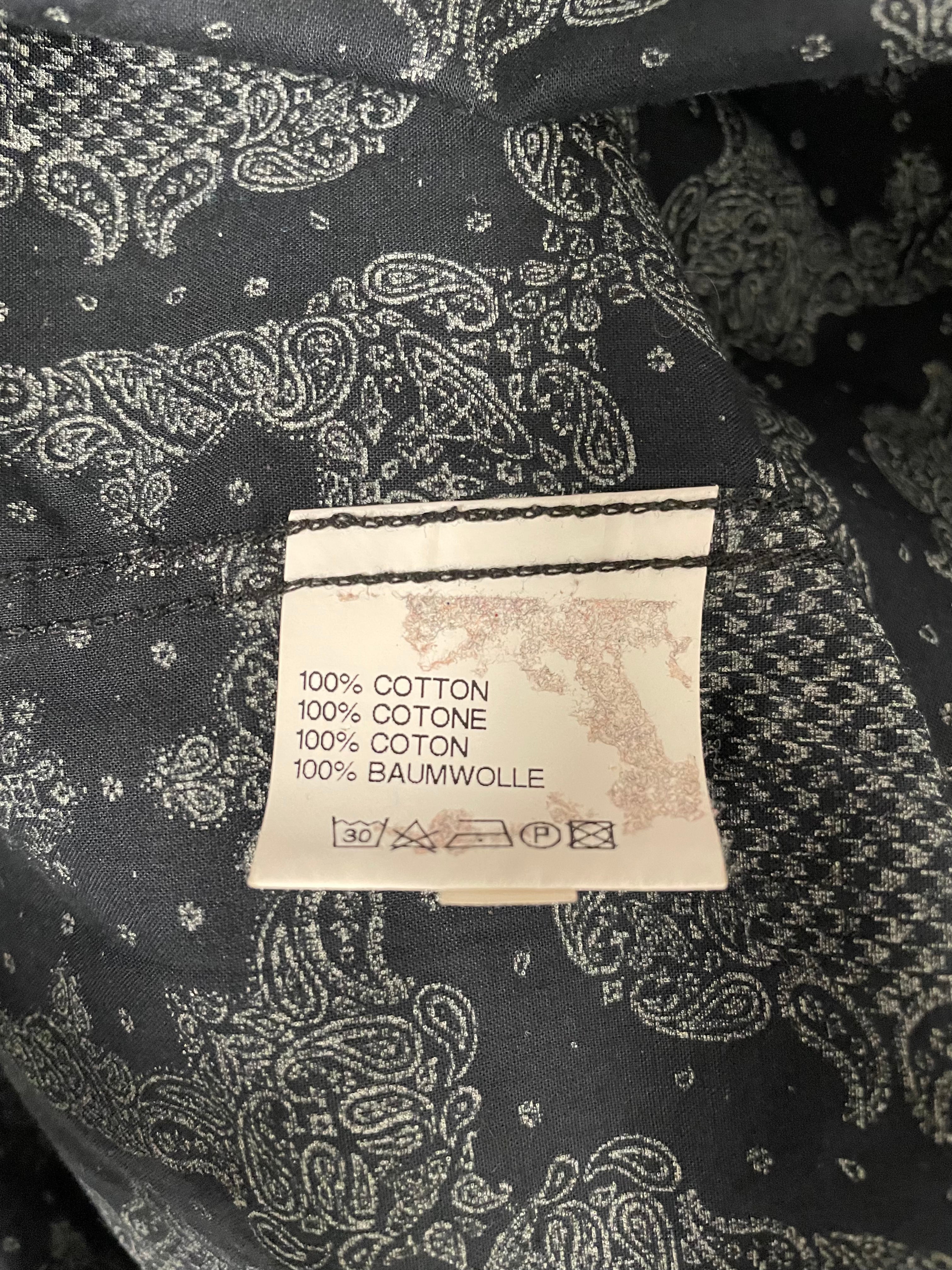 ANGLOMANIA/Shirt/M/Cotton/BLK/Dress/All Over Print/baroque gray all over print view 4