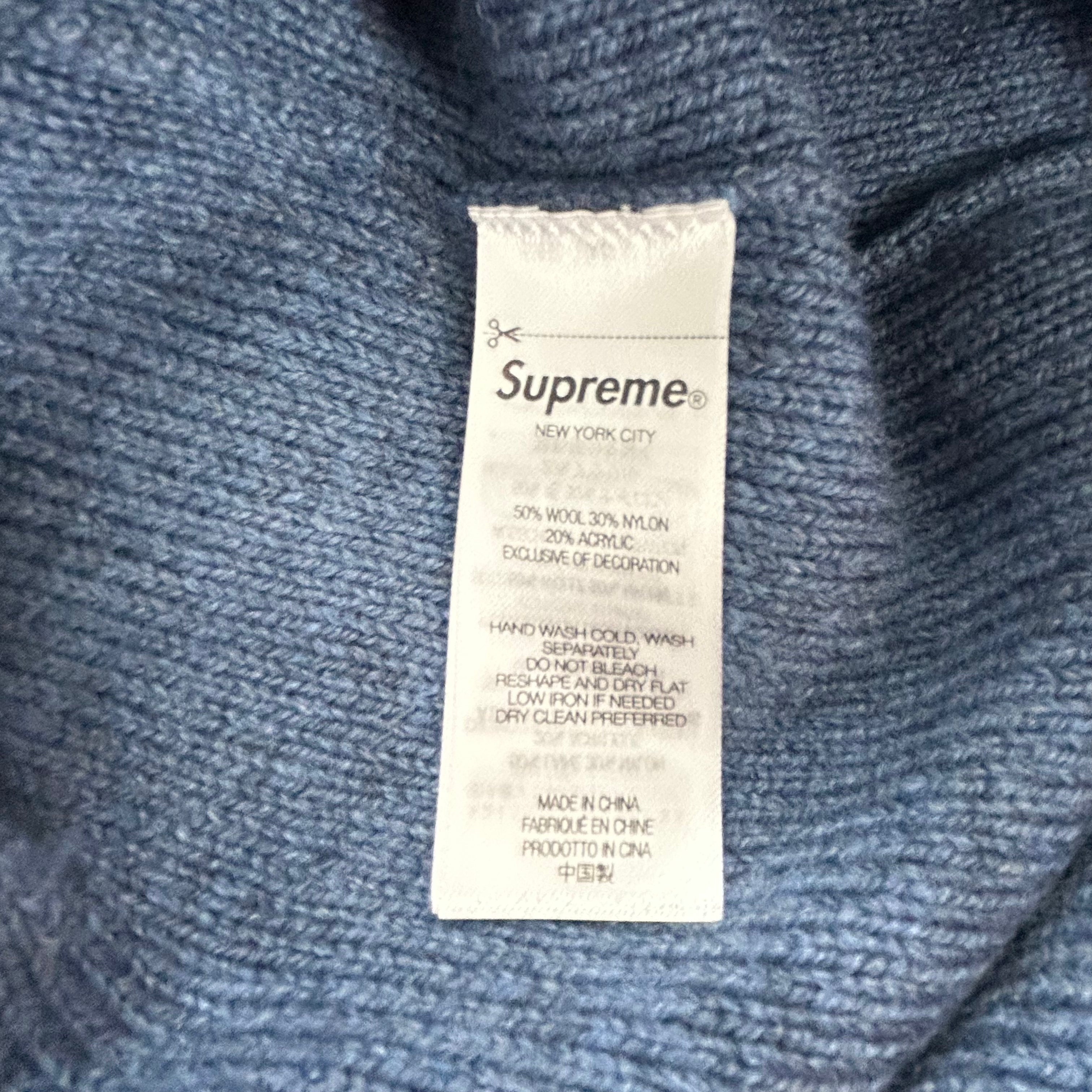 Supreme/Sweater/L/Wool/BLU/TERRYCLOTH SMAL BOX LOGO view 4