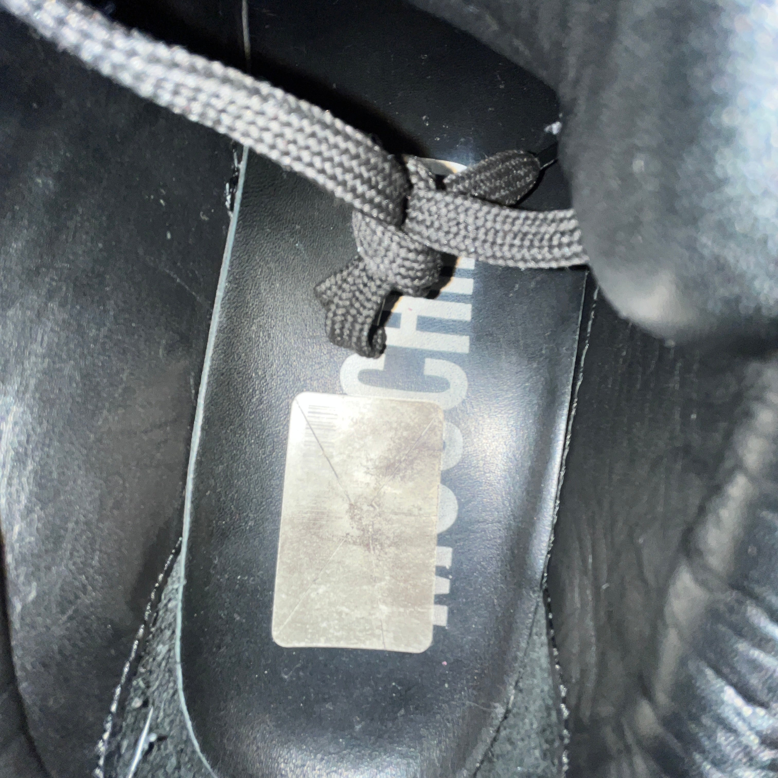 MOSCHINO/Low-Sneakers/EU 40/Leather/BLK/SIDE LOGO SHOES view 5