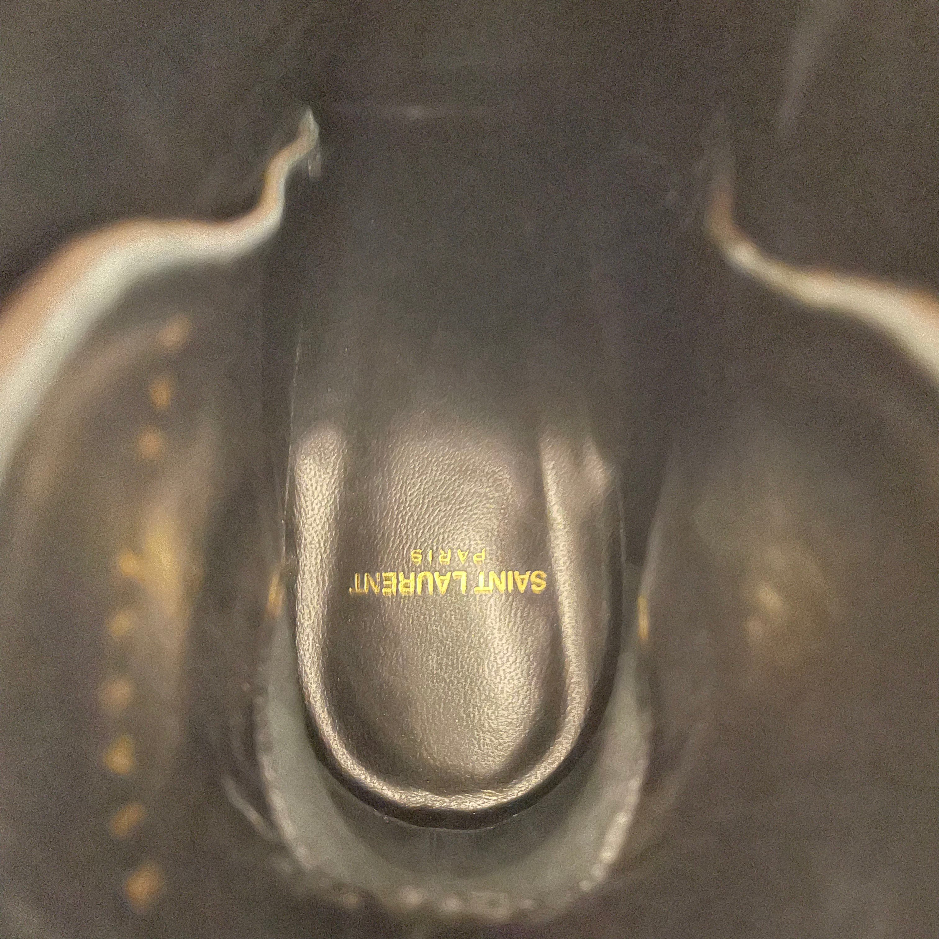 SAINT LAURENT/Boots/EU 34.5/Suede/GRN/suede soho view 3