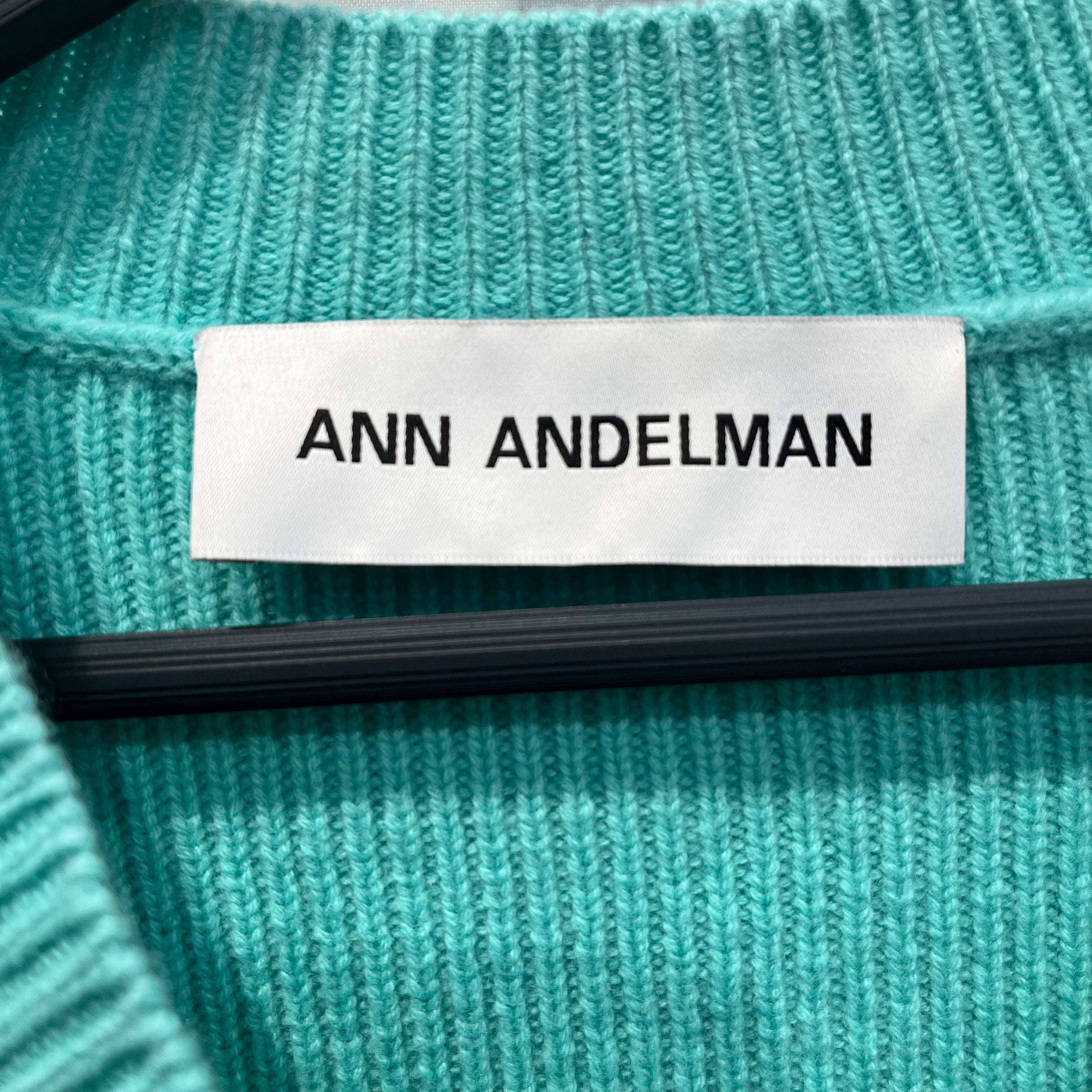 Ann Adenlmann/Sweatshirt/S/Cotton/BLU/ view 3