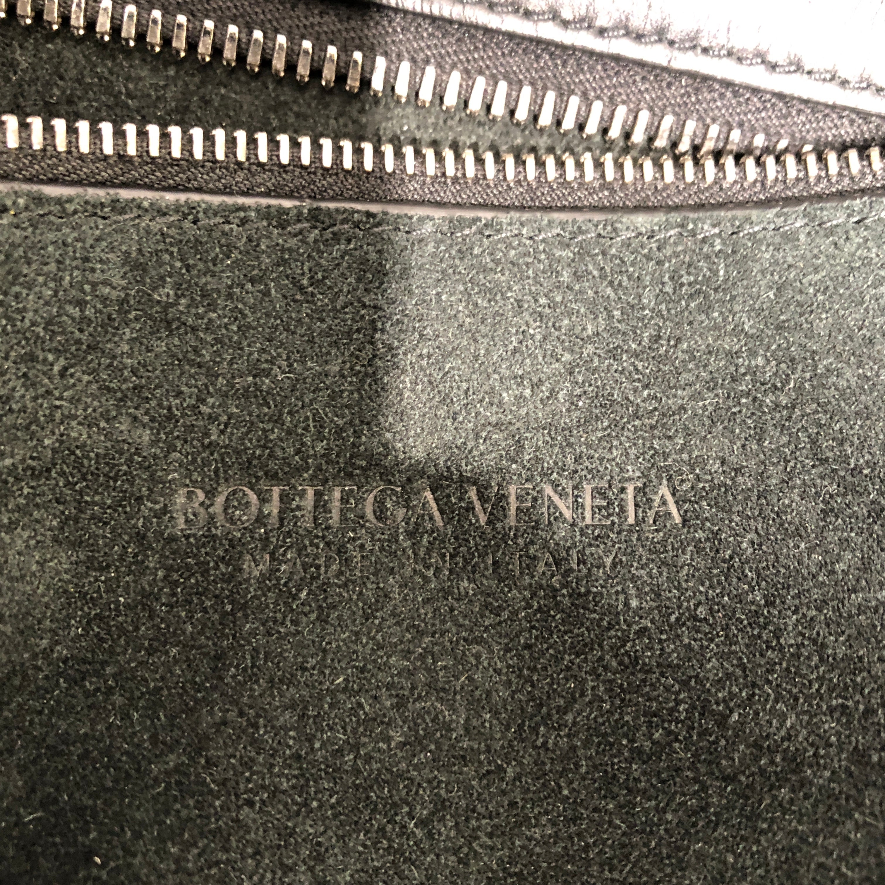 BOTTEGA VENETA/Bag/Plaid/Leather/BLK/MEDIUM INTRECCIATO BAG view 6