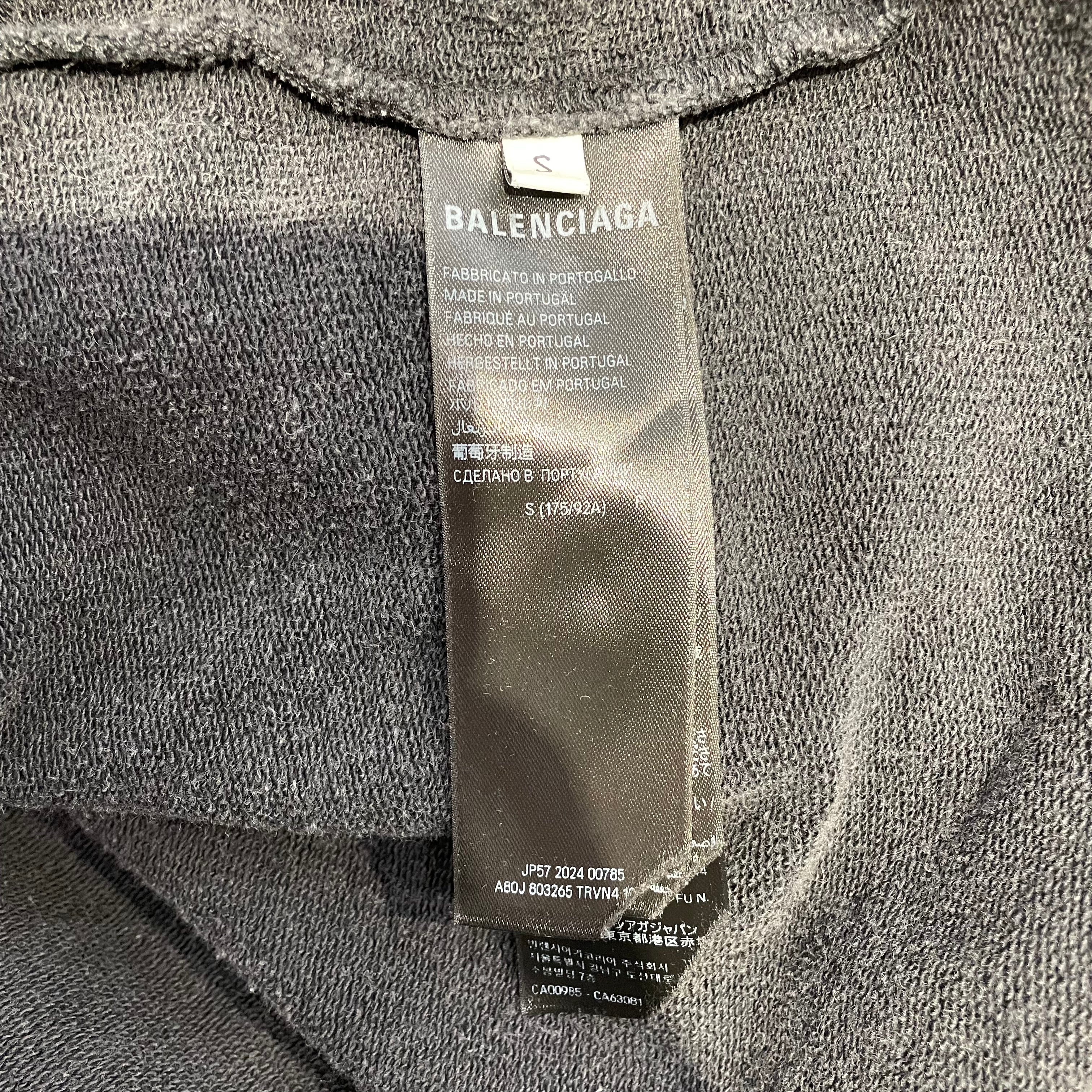 BALENCIAGA/Hoodie/S/Graphic/Cotton/IDG/BALENCIAGA CAPITAL OF FASHION view 4