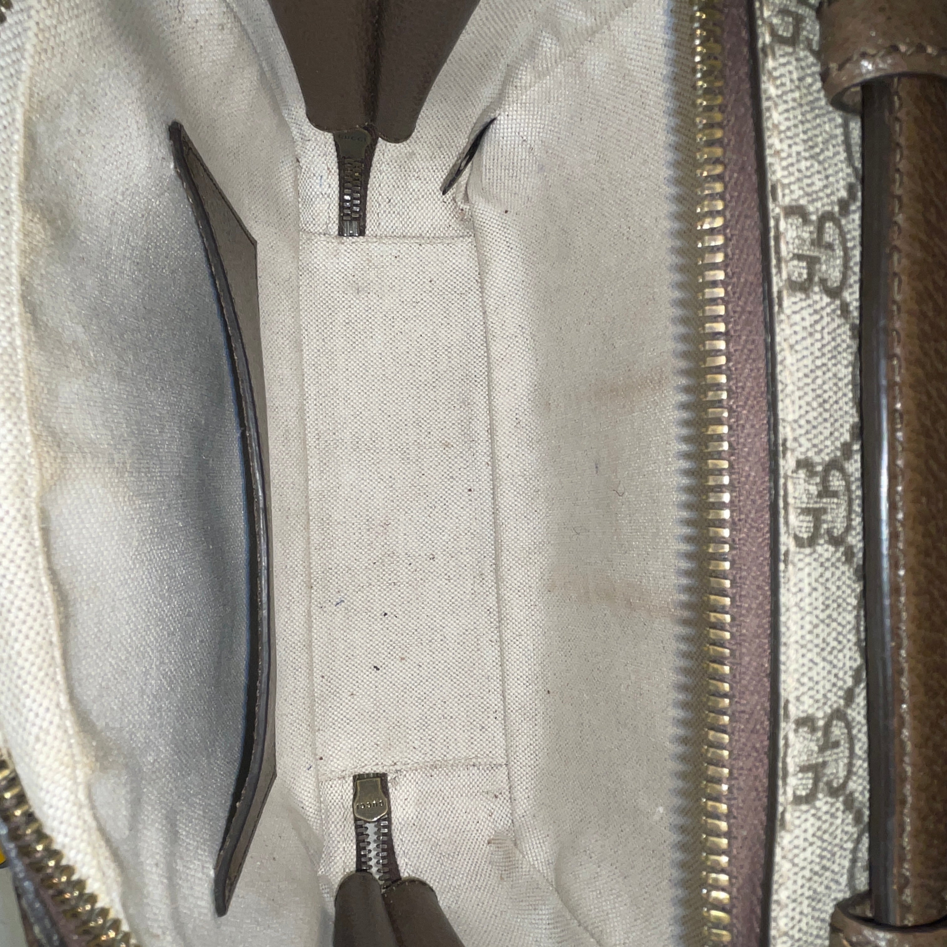 GUCCI/Cross Body Bag/Monogram/Leather/BEG/ophidia medium view 4