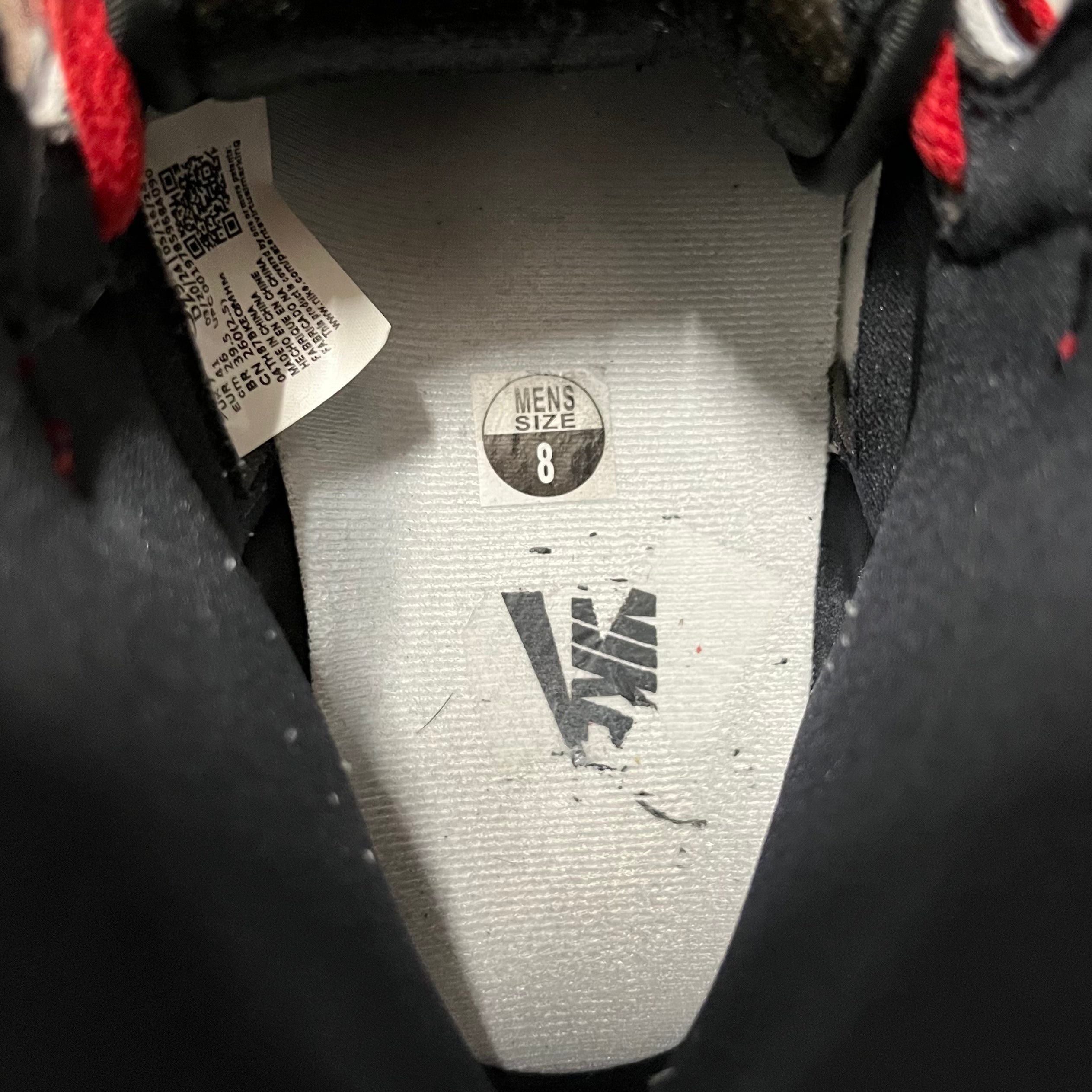 NIKE/Hi-Sneakers/US 8/Leather/RED/OG BLACK TOE REIMAGINED view 4