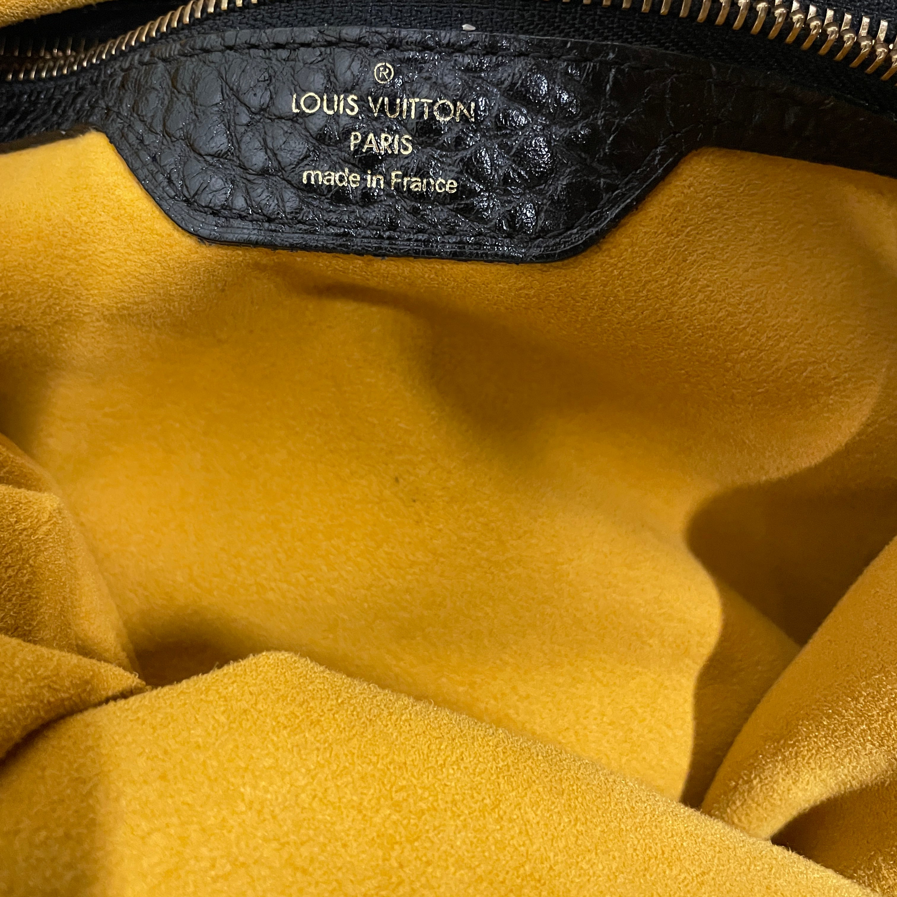 LOUIS VUITTON/Hand Bag/Monogram/Denim/BLK/YQTDBKR view 3