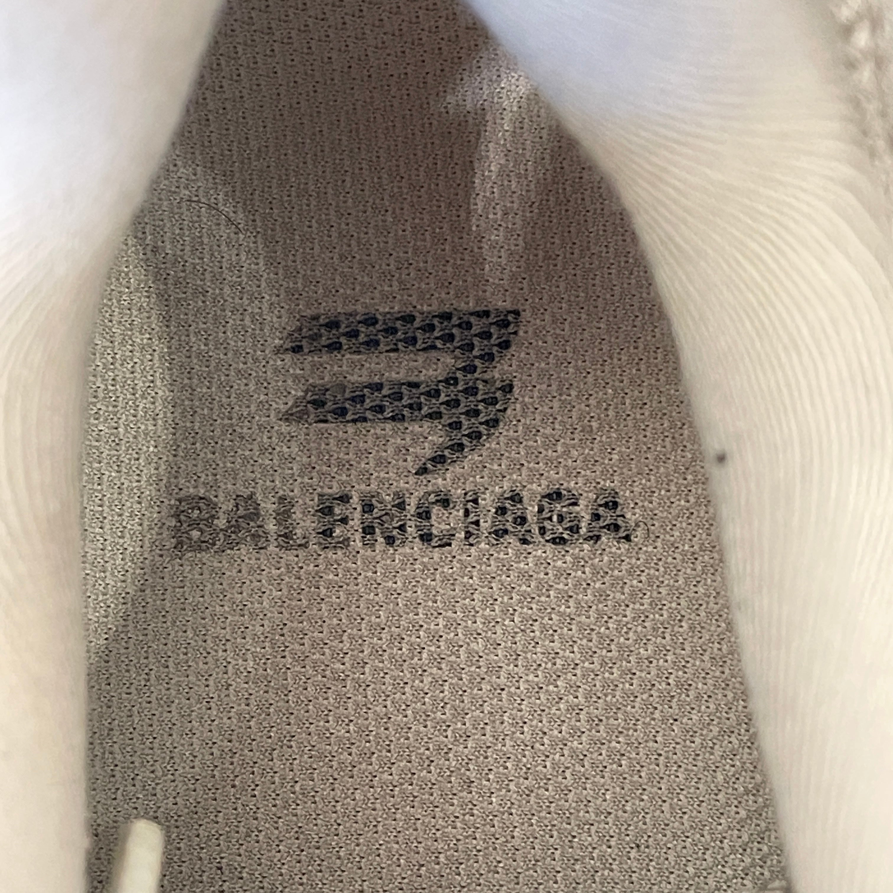 BALENCIAGA/Low-Sneakers/US 10/Cotton/WHT/DEFENDER view 4