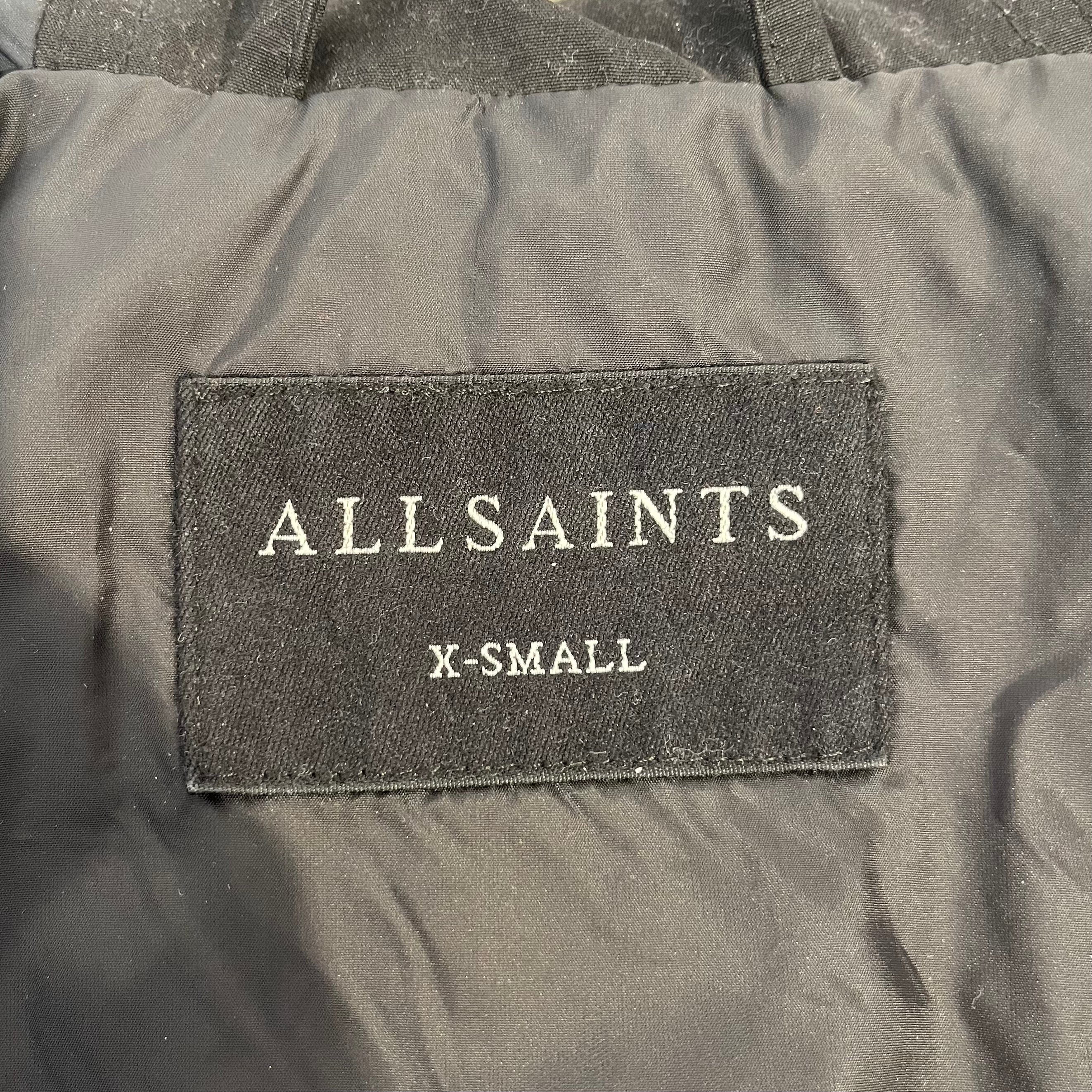 ALLSAINTS/Puffer Jkt/XS/Cotton/BLK/double zipper puffer jckt view 3