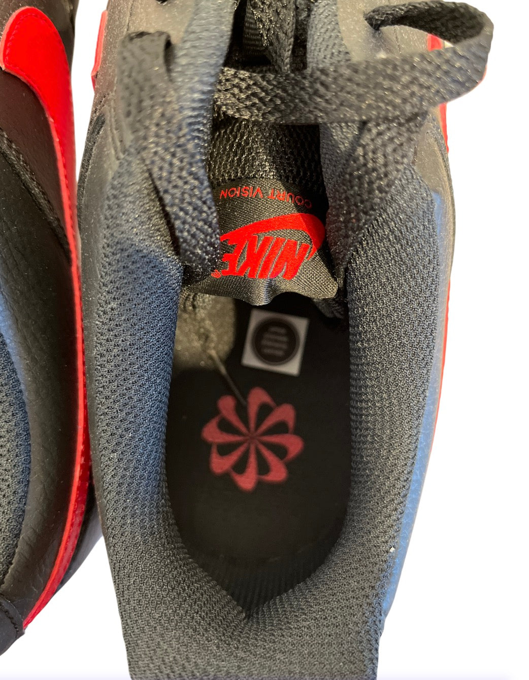 NIKE/Low-Sneakers/US 12/Leather/RED/COURT VISION LO NN view 3