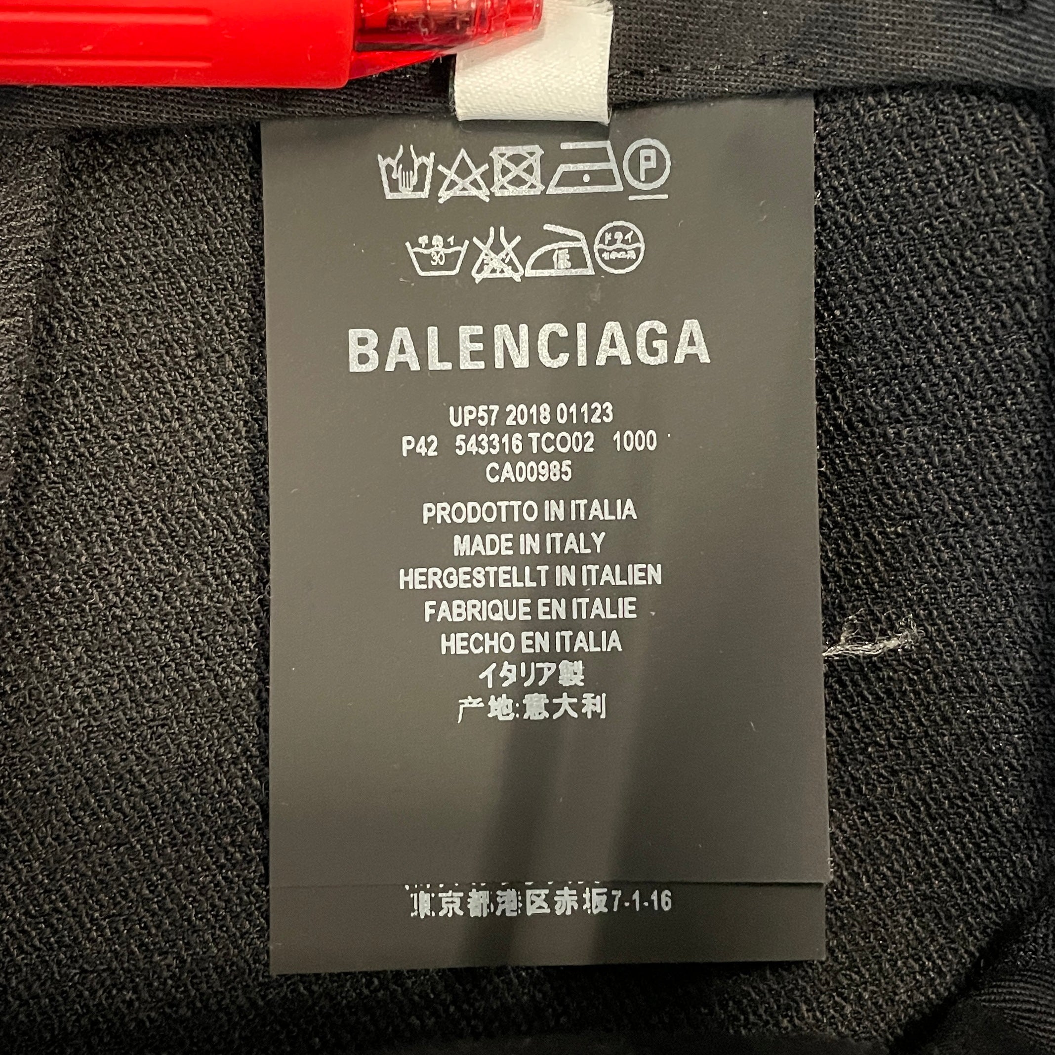 BALENCIAGA/Skinny Pants/48/Cotton/BLK/HOOK BOTTOM view 3