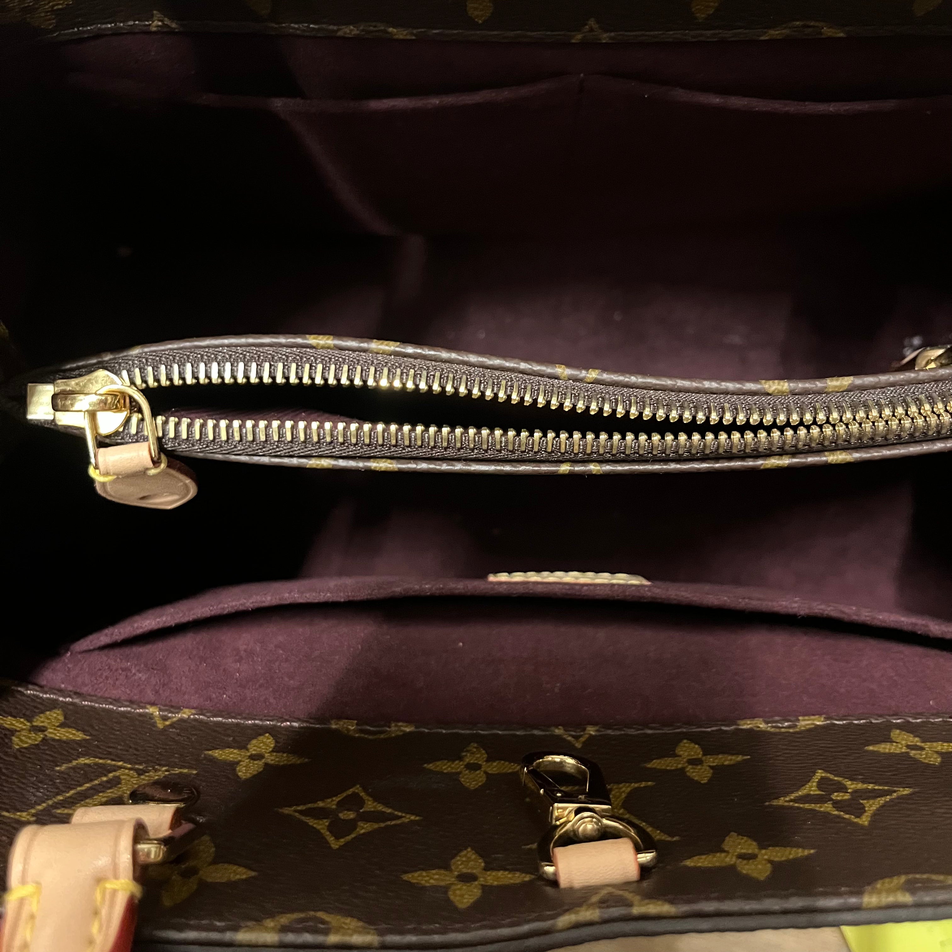 LOUIS VUITTON/Cross Body Bag/Leather/BRW/montaigne view 5