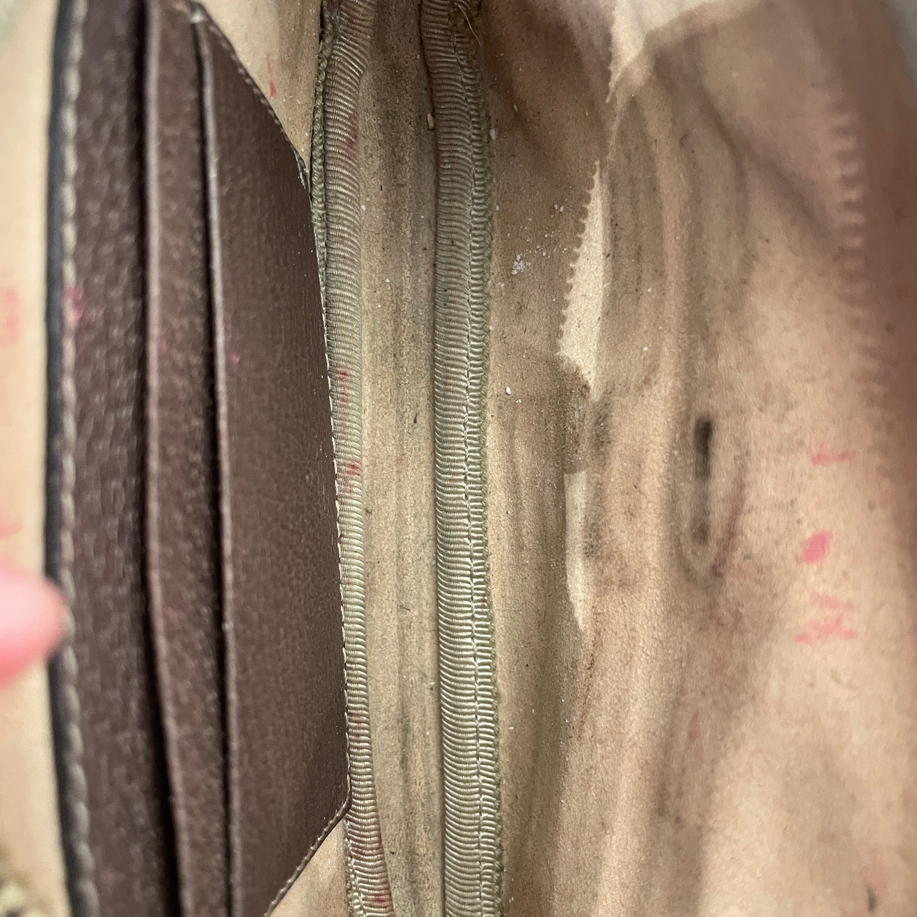 GUCCI/Pouch/Monogram/Leather/BRW/OPHIDIA WRISTLET view 4