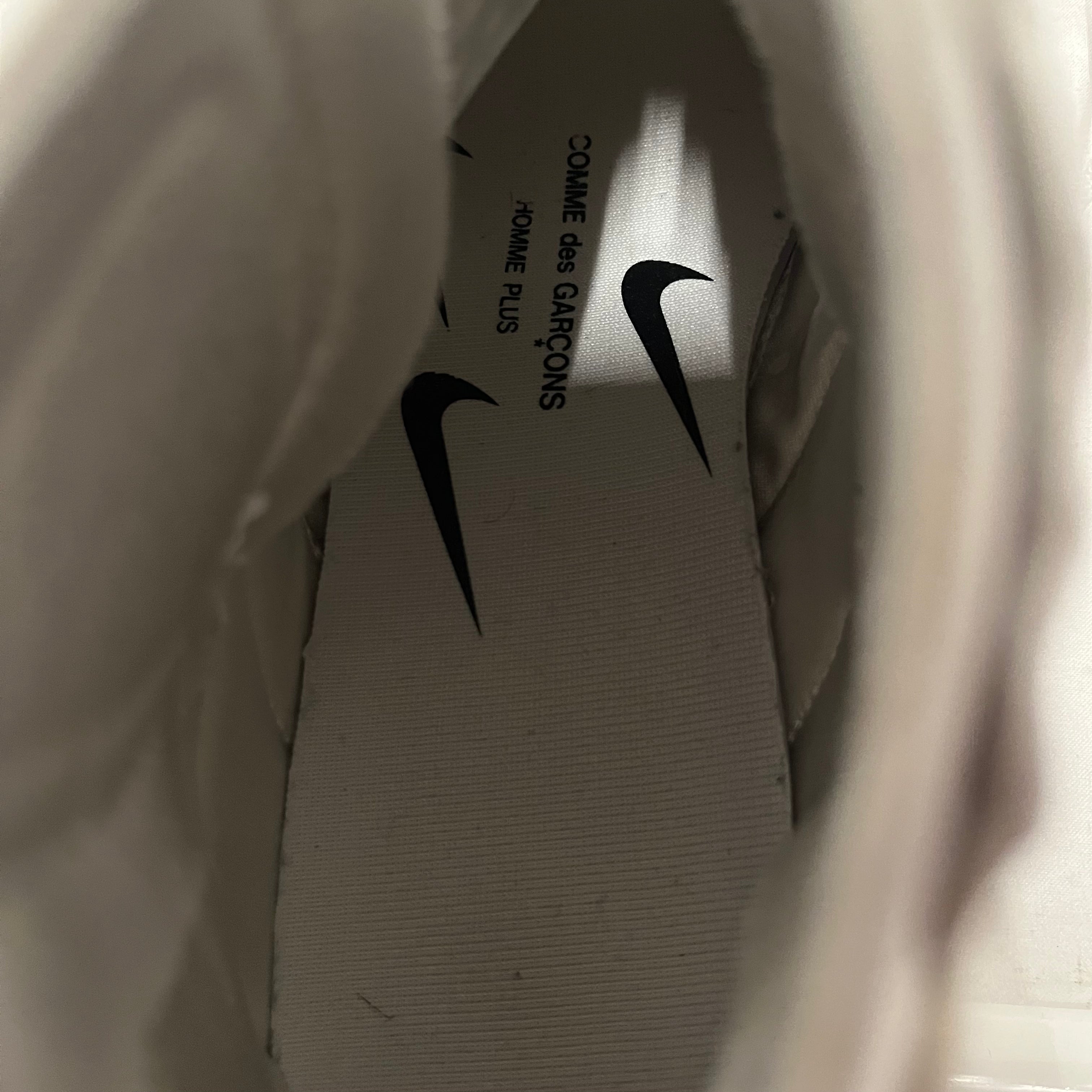 NIKE ACG/COMME des GARCONS HOMME PLUS/Hi-Sneakers/US 12/WHT/AIR MOWABB view 4