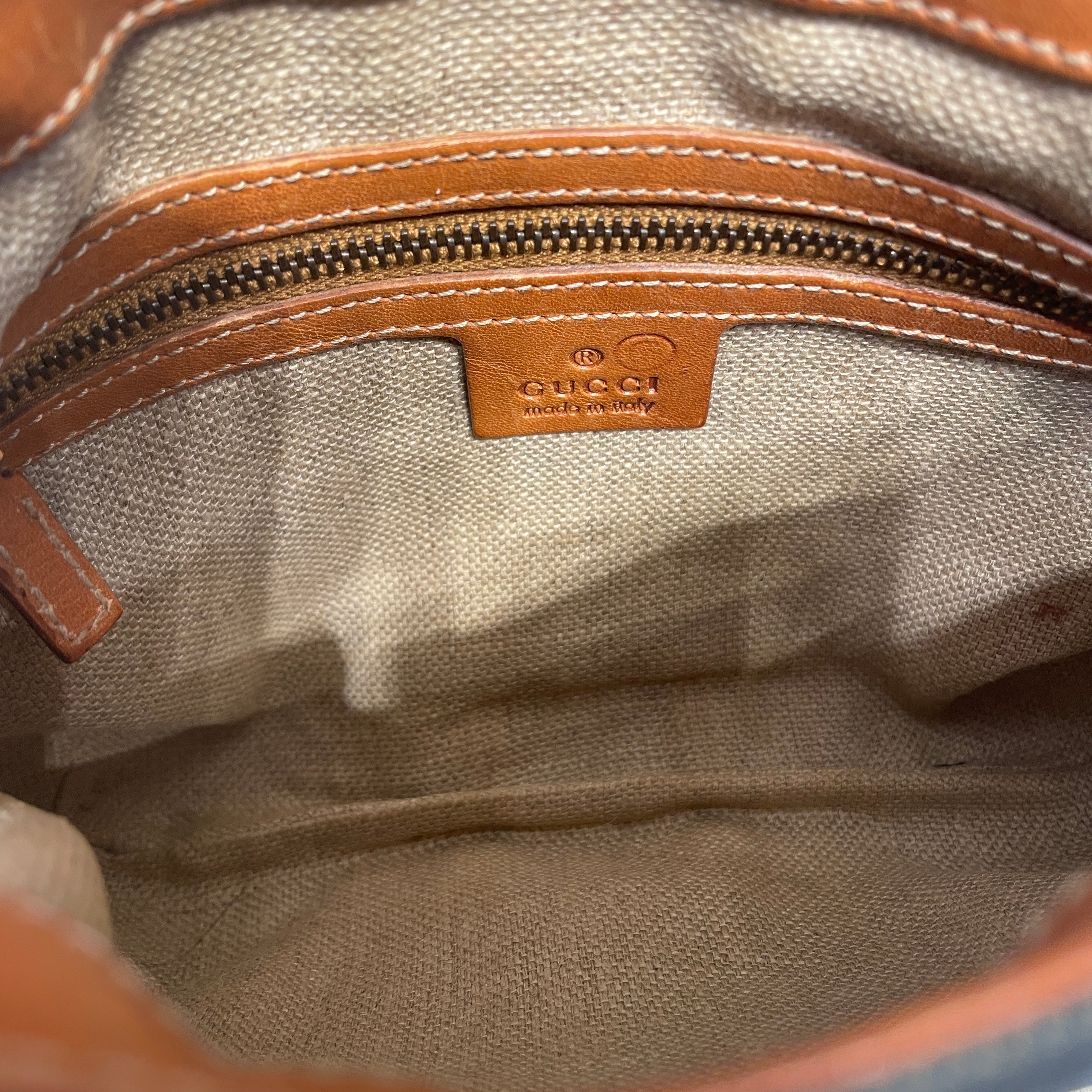 GUCCI/Hand Bag/NVY/Denim Monogram view 5