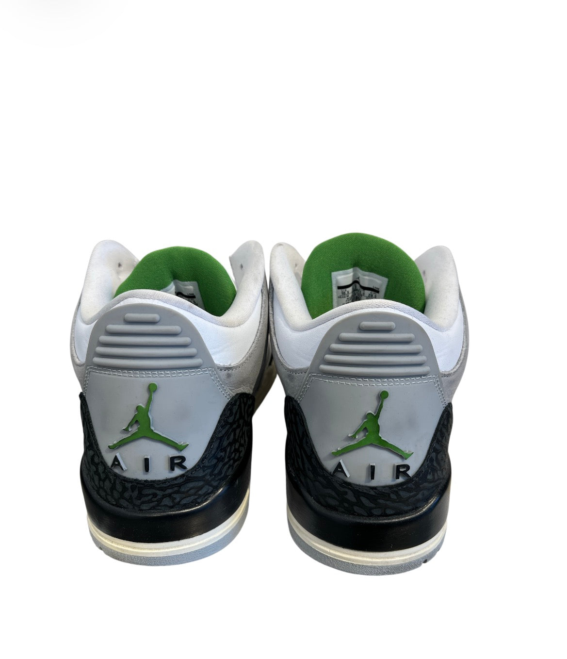 JORDAN BRAND/Hi-Sneakers/US 10.5/Leather/GRY/jordan 3 chlorophyl view 2
