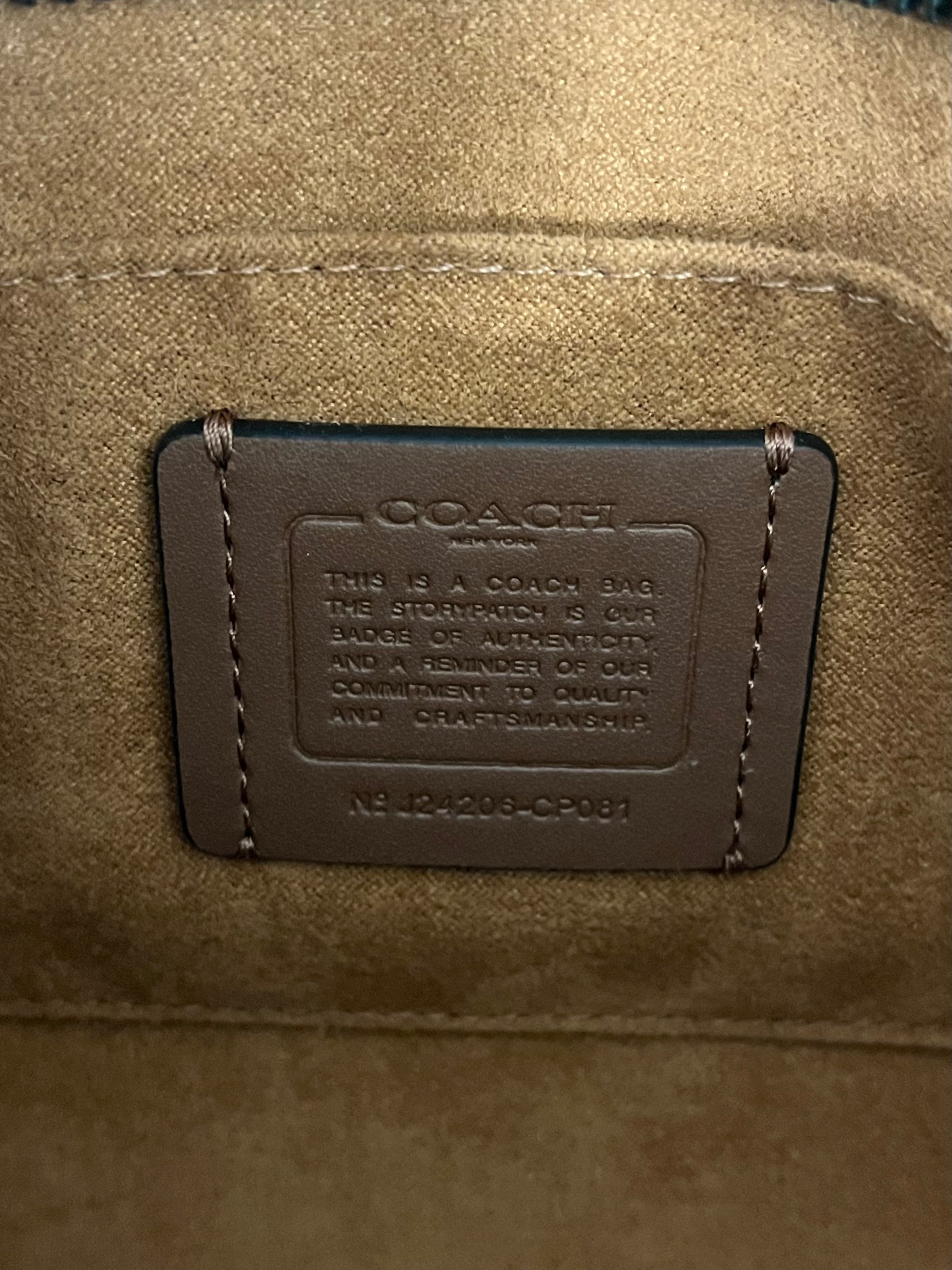 COACH/Hand Bag/Leather/BLK/ANDREA CARRYALL view 3