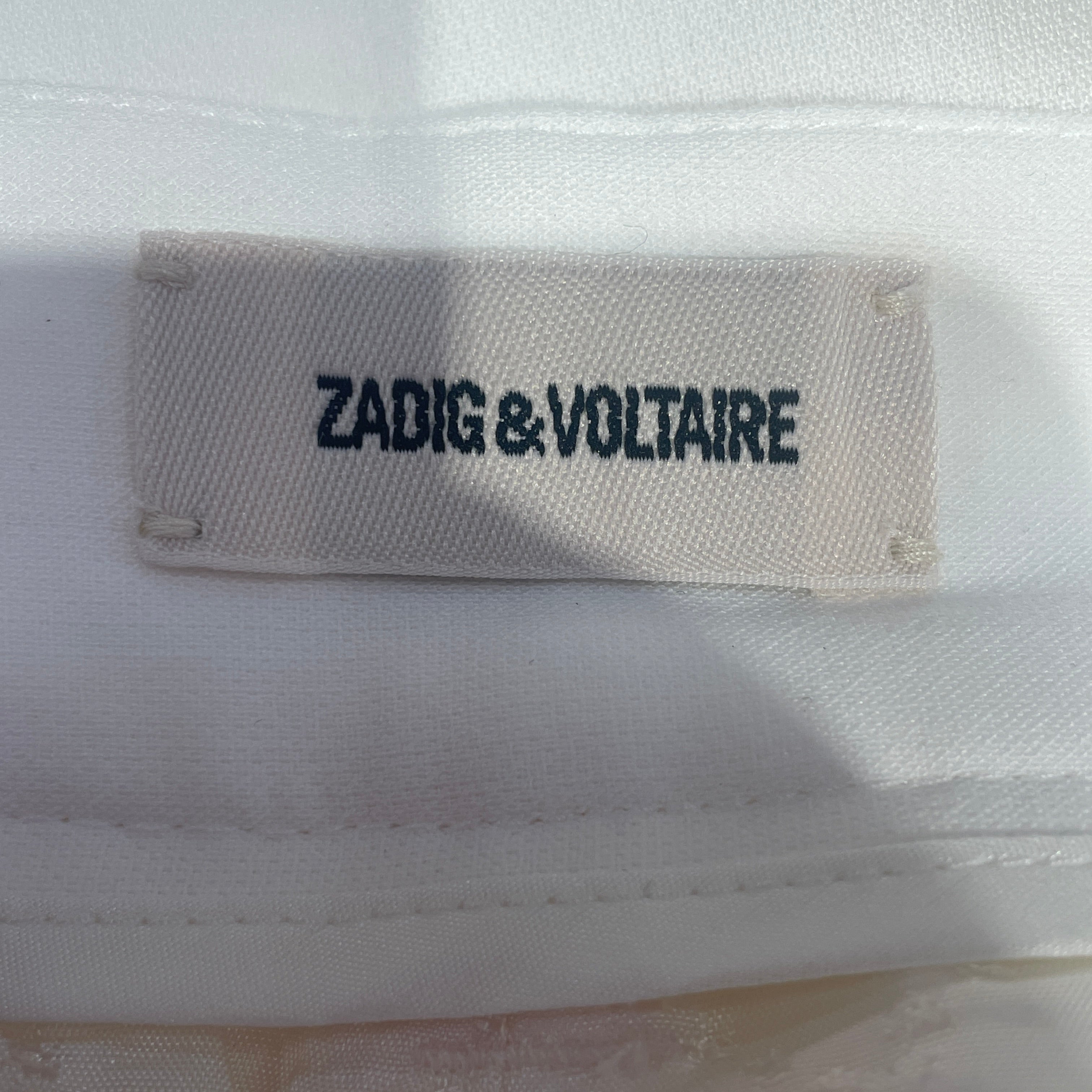 Zadig&Voltaire/Shorts/34/Polyester/WHT/DATE STRASS WINGS view 3