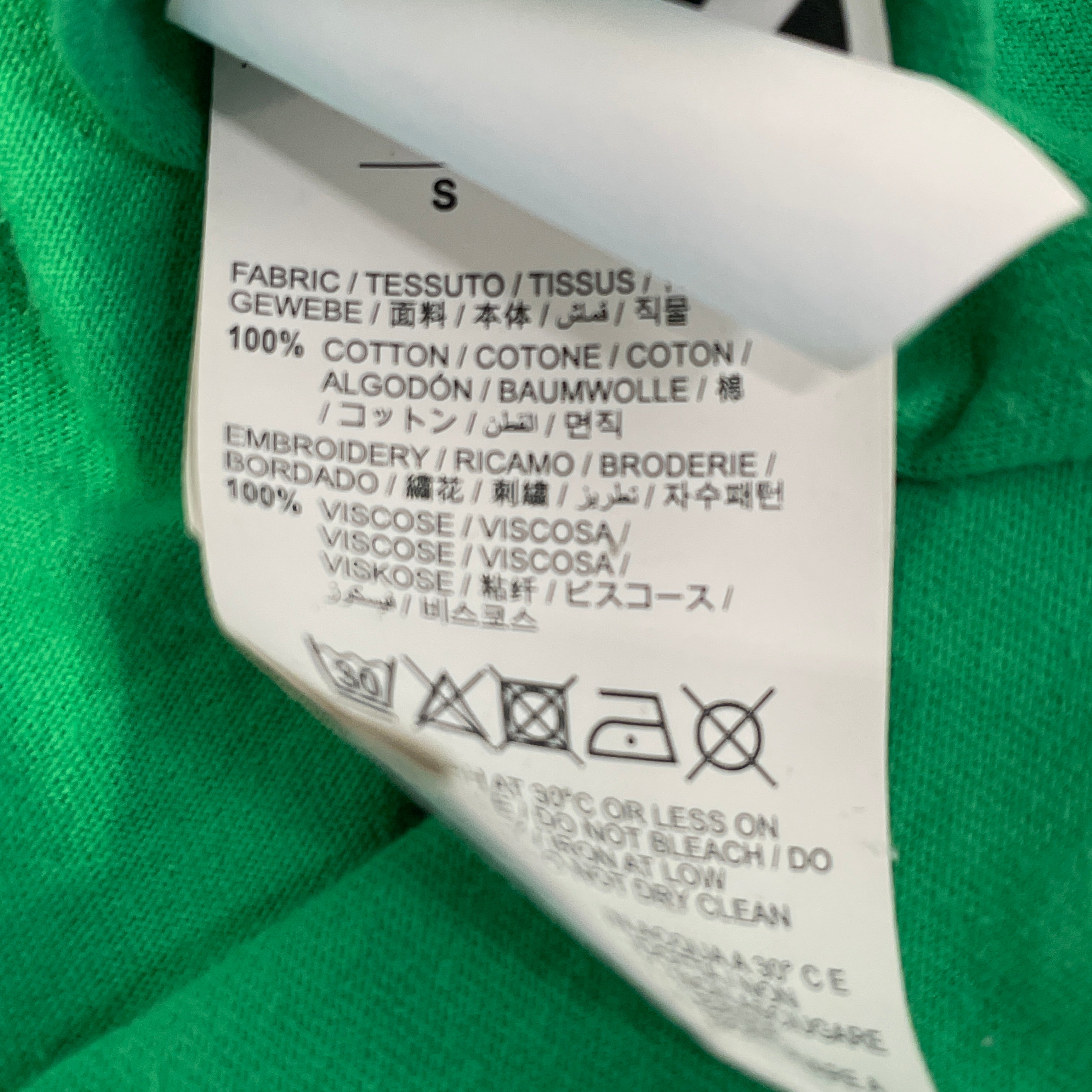 OFF-WHITE/T-Shirt/S/Cotton/GRN/public television onair zombie view 3