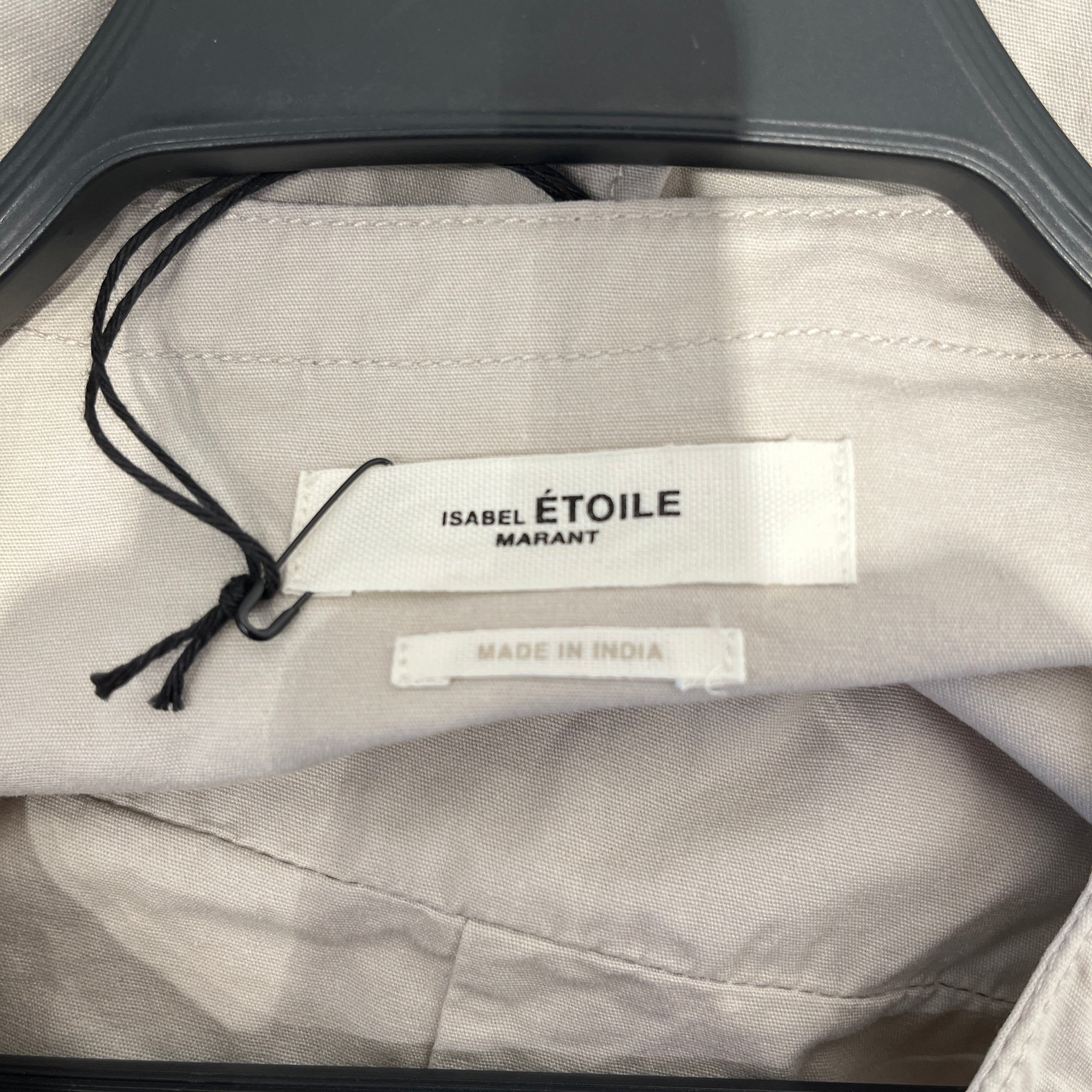 ISABEL MARANT ETOILE/Jumpsuits/S/Cotton/CRM/ZIPPER LS JUMPSUIT view 3