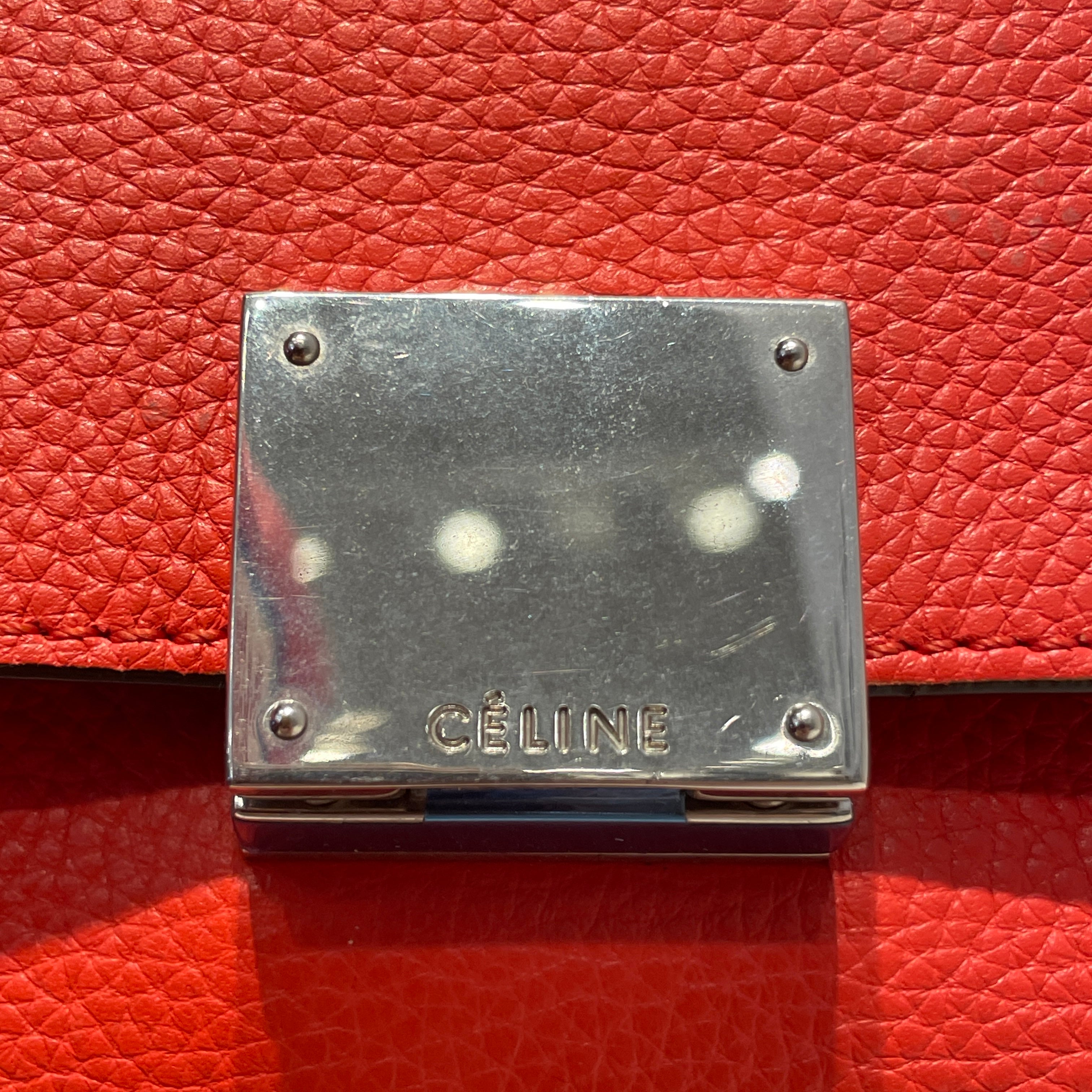 CELINE/Tote Bag/Leather/ORN/Celine Trapeze Bag view 5