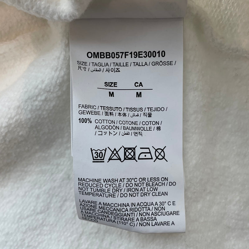 OFF-WHITE/Hoodie/M/Cotton/WHT/YELLOW PAINT ARROWS