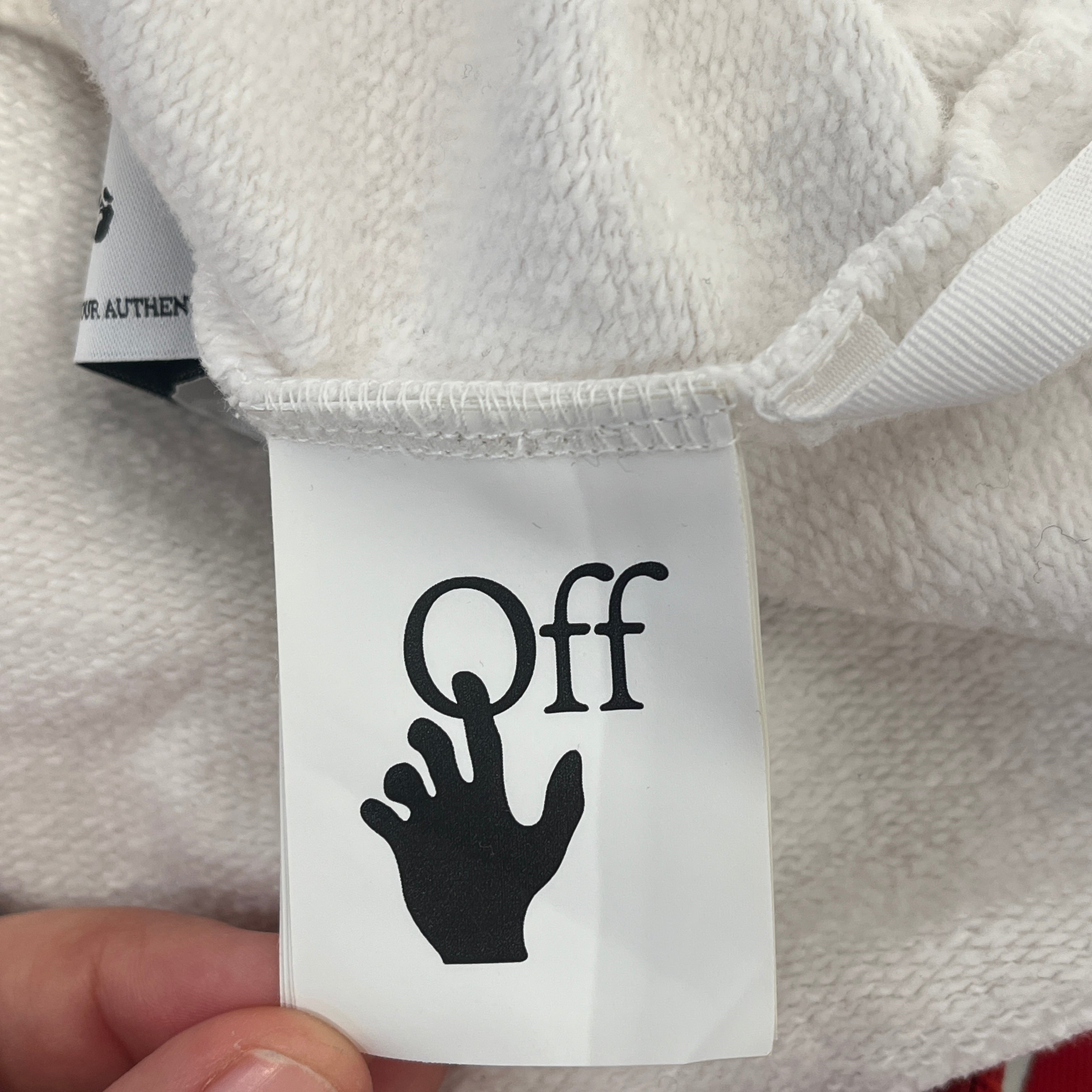 OFF-WHITE/Sweatshirt/L/Cotton/WHT/CARAVAGGIO WHITE LONG SLEEVE view 4