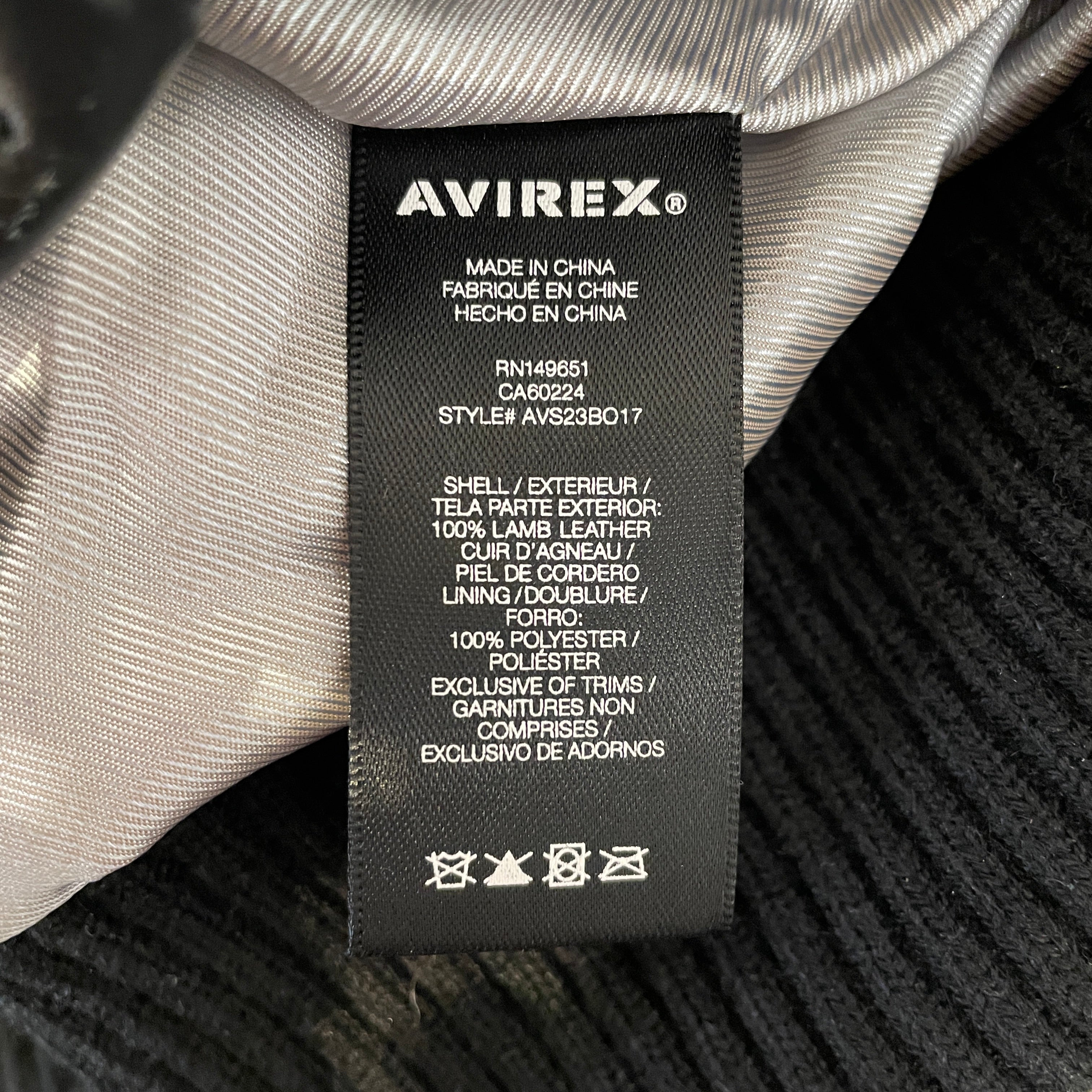 AVIREX/Duffle Coat/M/Leather/WHT/ view 4
