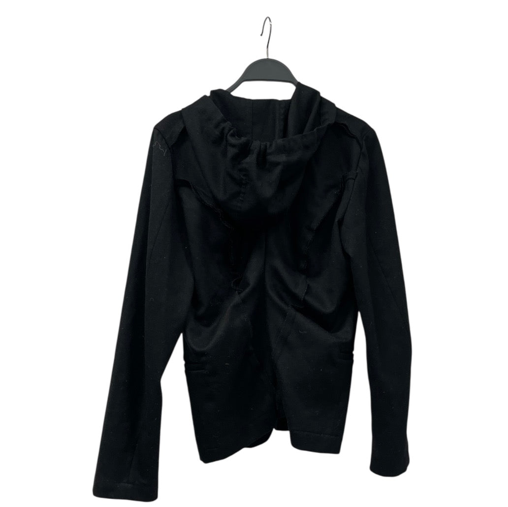 BLACK COMME des GARCONS/Jacket/M/Cotton/BLK/HOODED BLAZER view 2