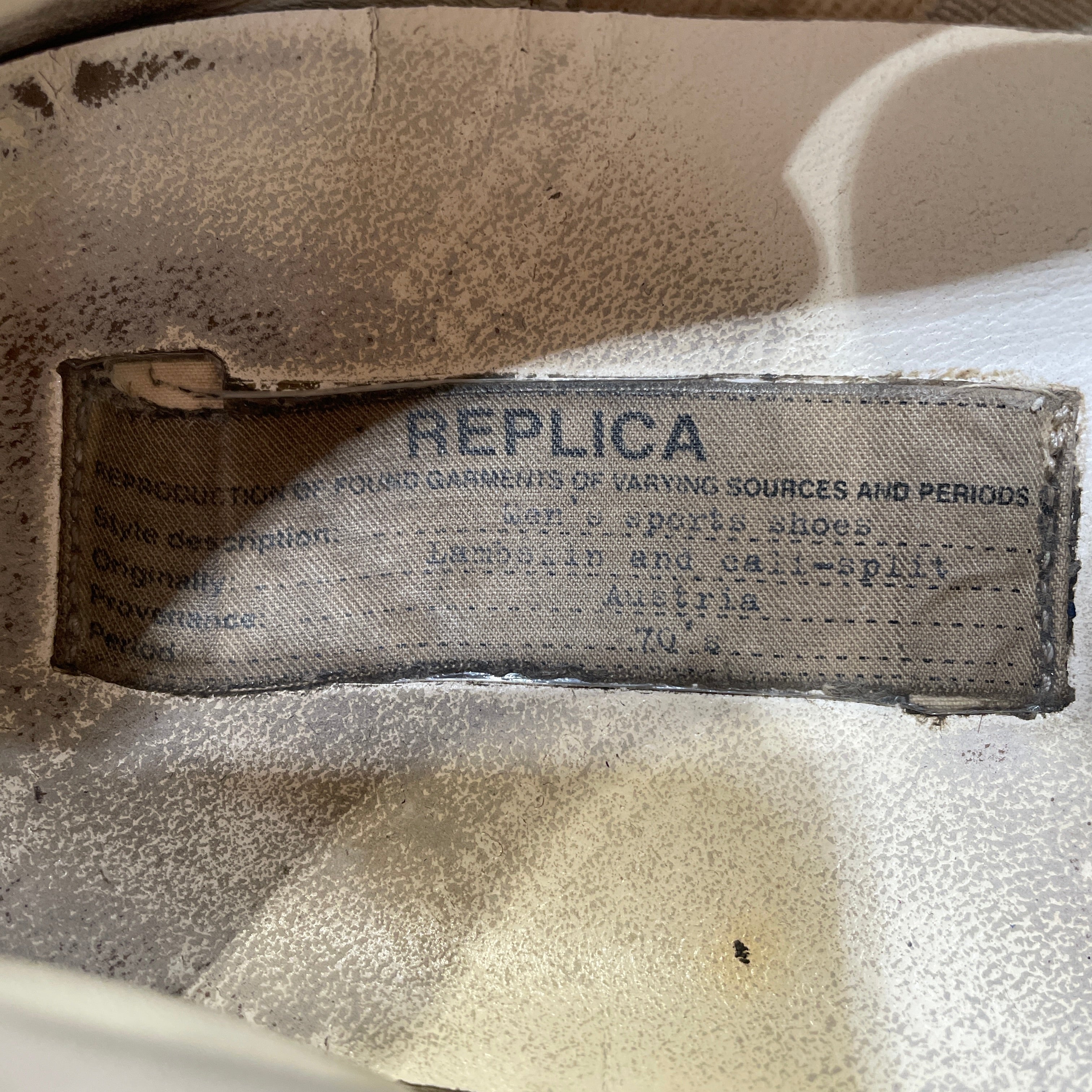 Maison Margiela/Low-Sneakers/EU 44.5/Cotton/WHT/Paint Splatter GAT view 5