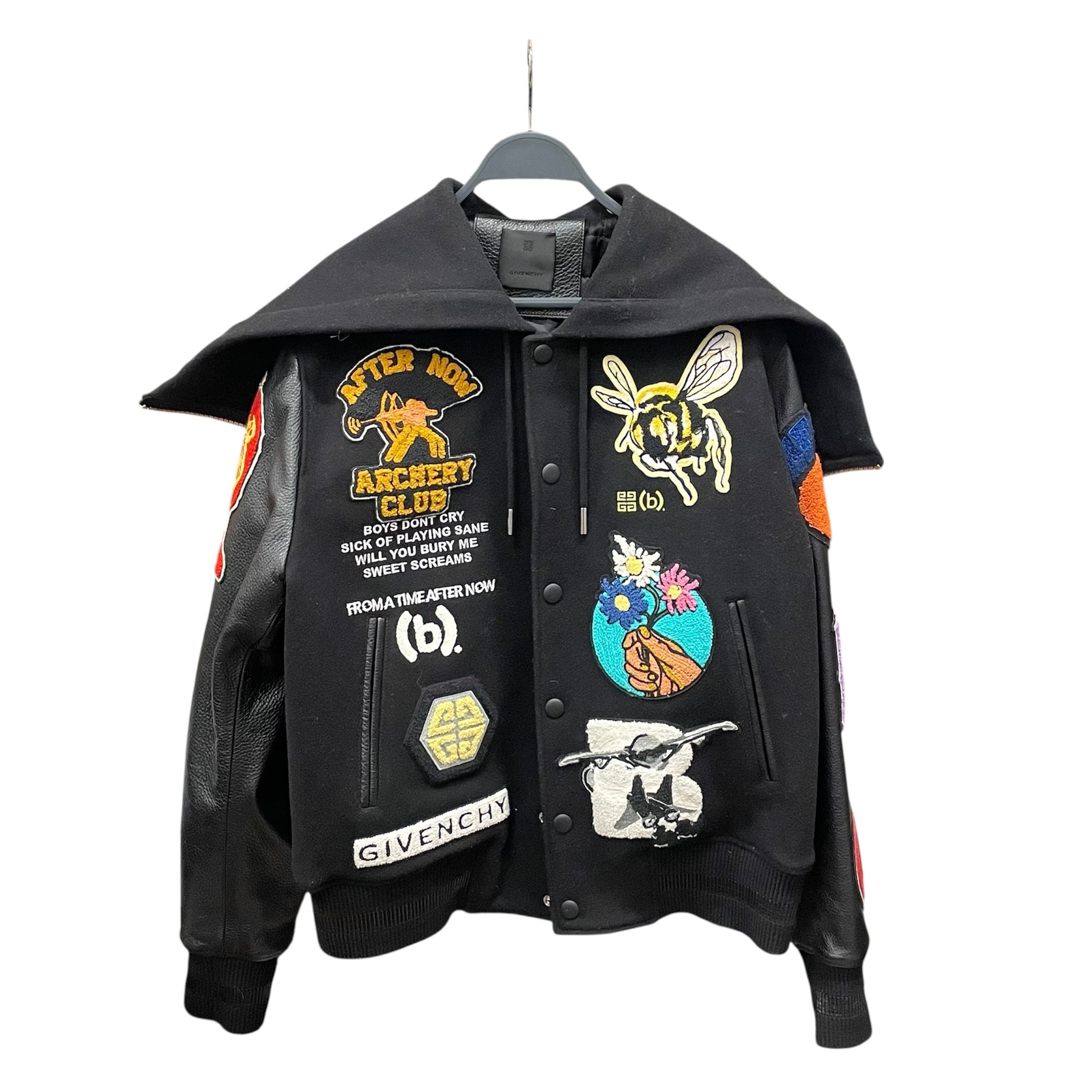 GIVENCHY/Jacket/46/Cowhide/BLK/Graphic/BST BOY ON SLEEVE view 1
