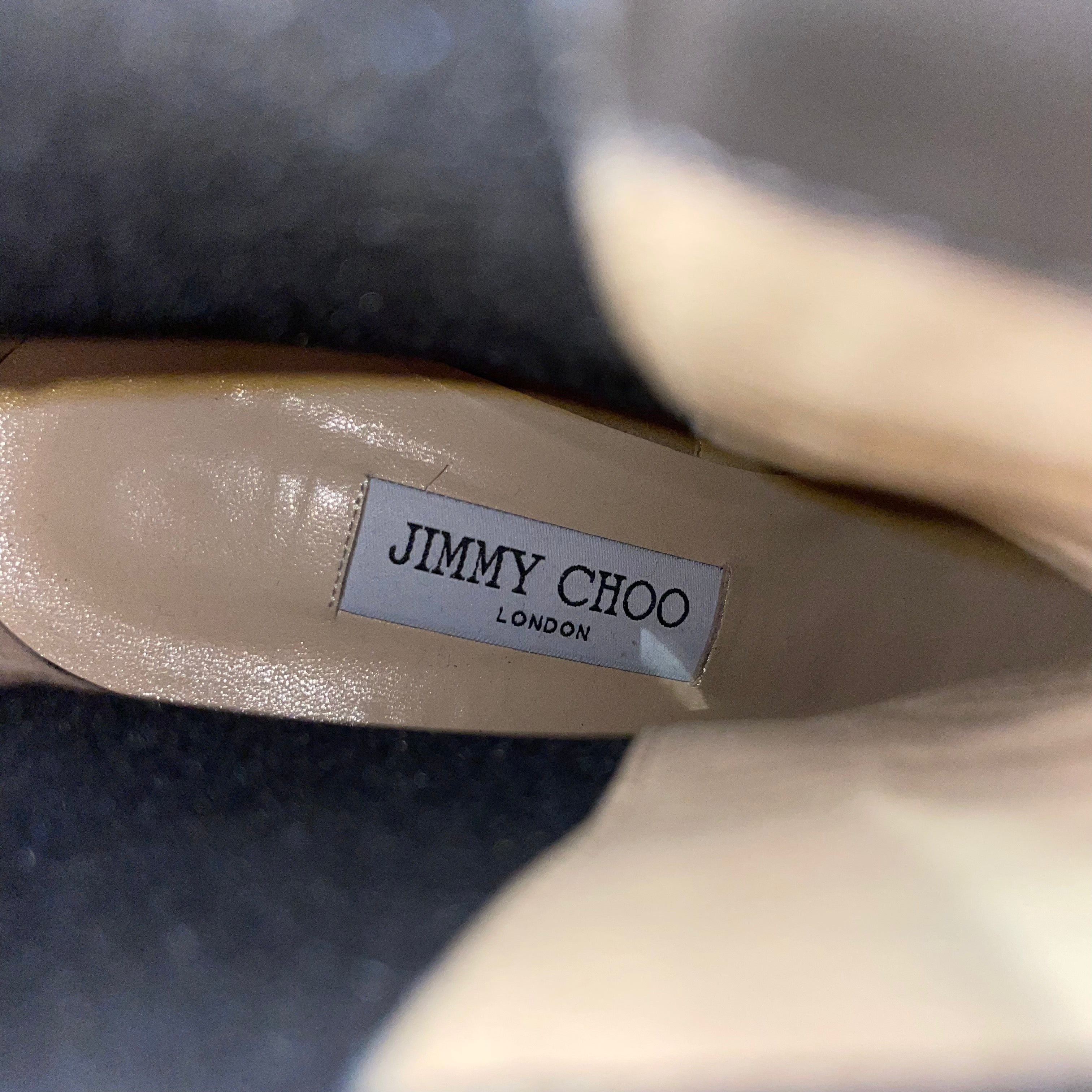 JIMMY CHOO/Ankle Boots/EU 37/Suede/GRY/Merril Studded view 5