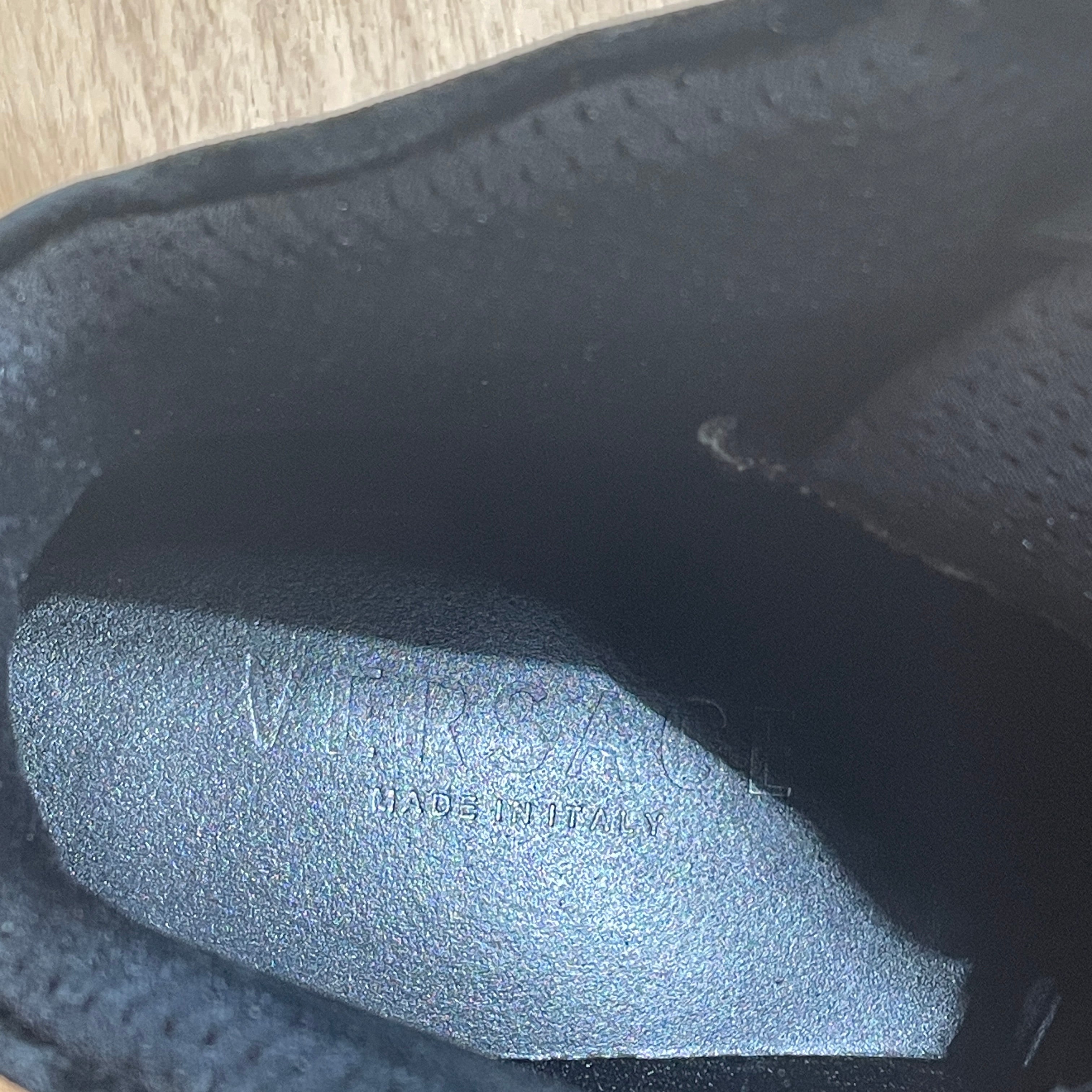 VERSACE/Hi-Sneakers/EU 42/Suede/BLK/ view 3