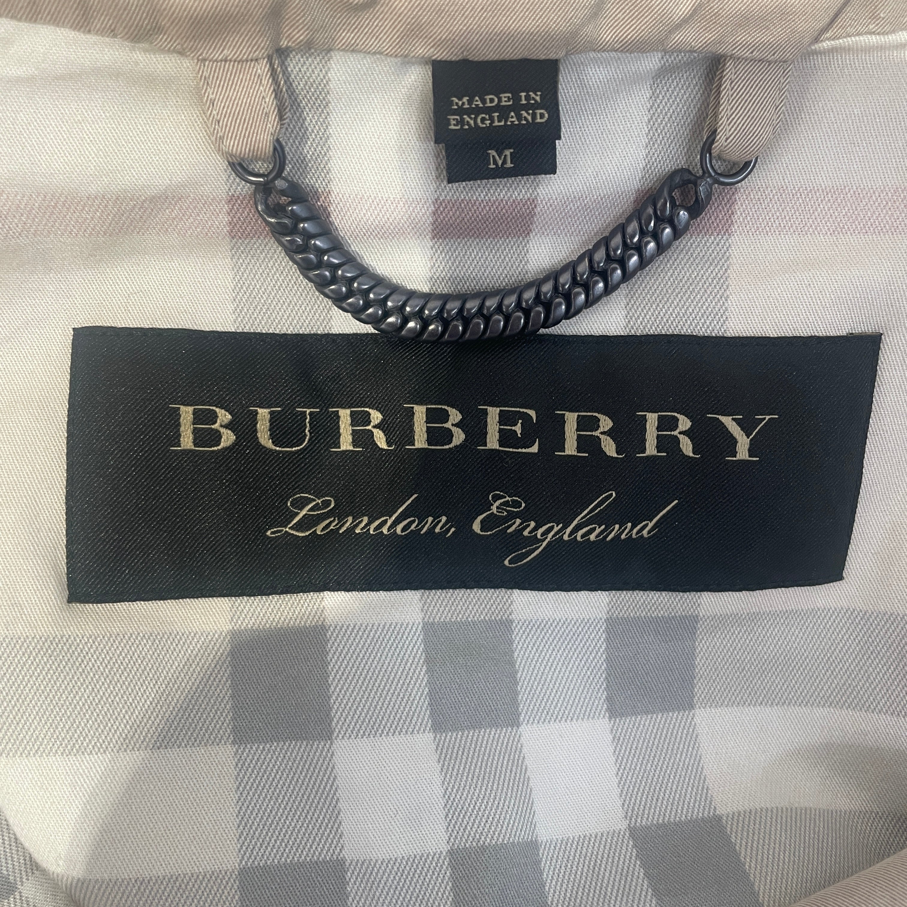 BURBERRY/Trench Coat/M/Nylon/KHK/ view 3