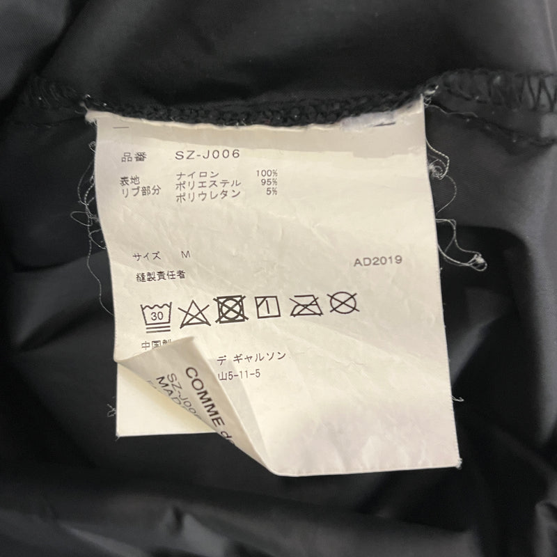 CDG/Jacket/M/Nylon/BLK/back logo