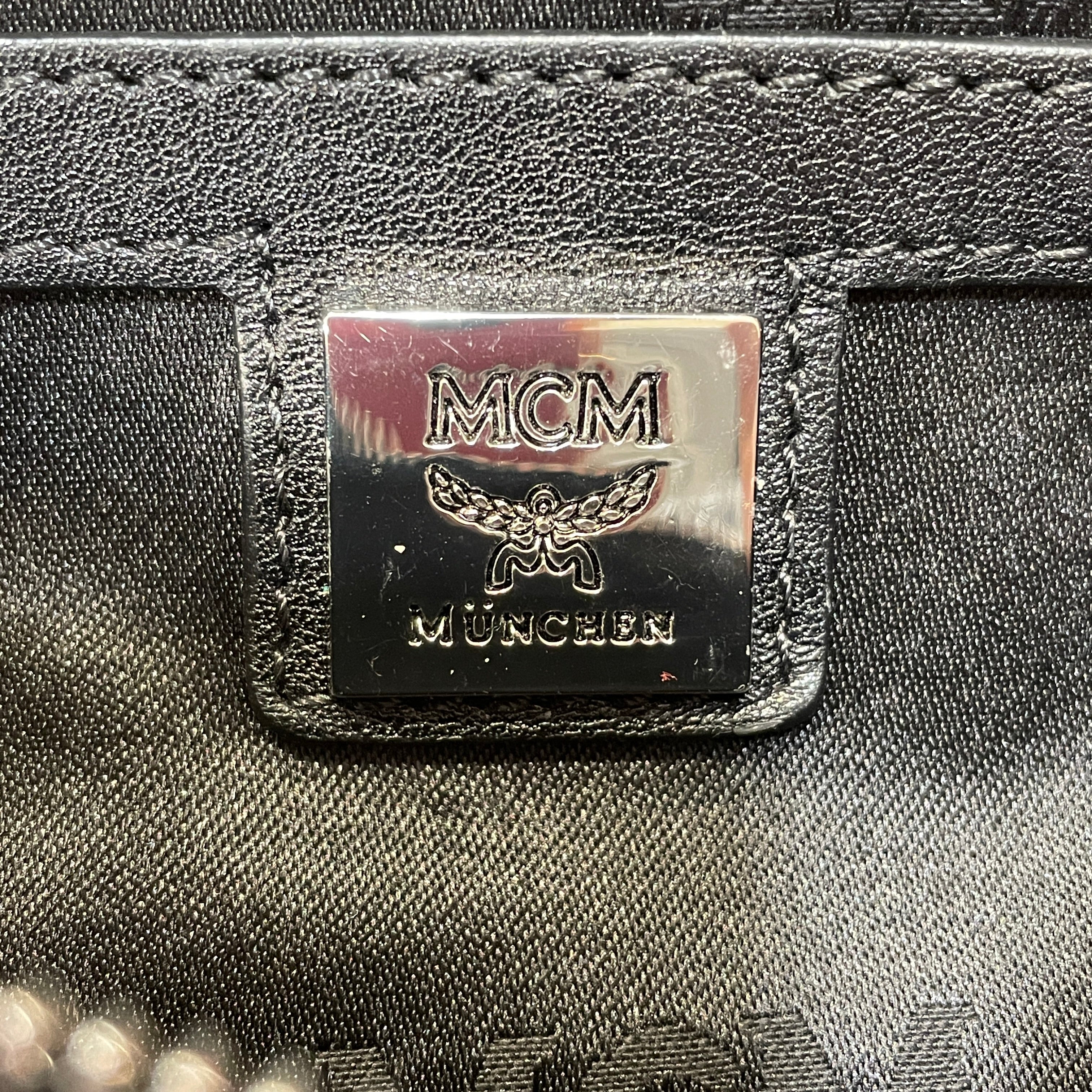MCM/Fanny Pack/Leather/BLK/MONOGRAM FANY PACK view 5