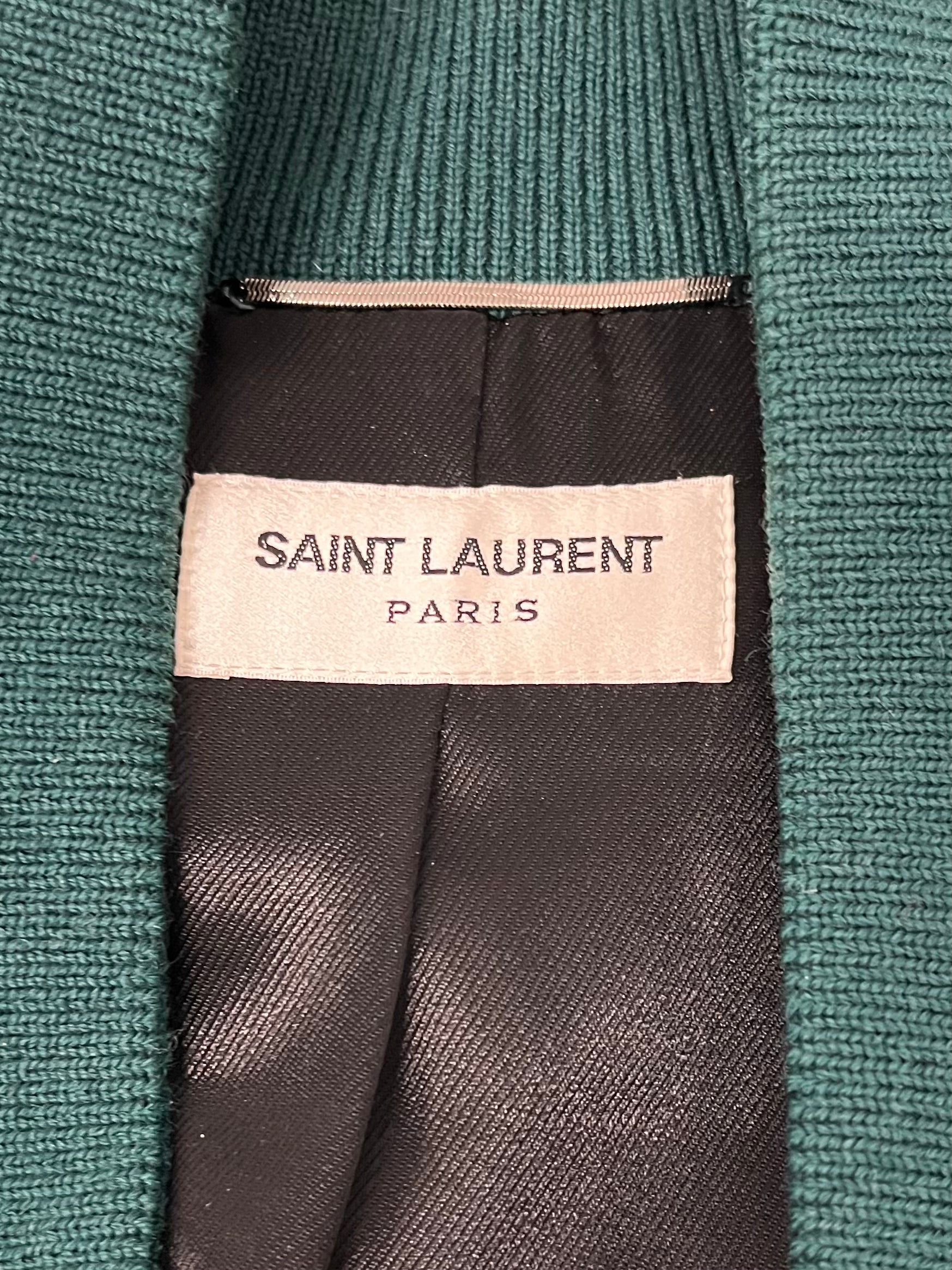 SAINT LAURENT/Jacket/46/Wool/GRN/TEDDY view 3