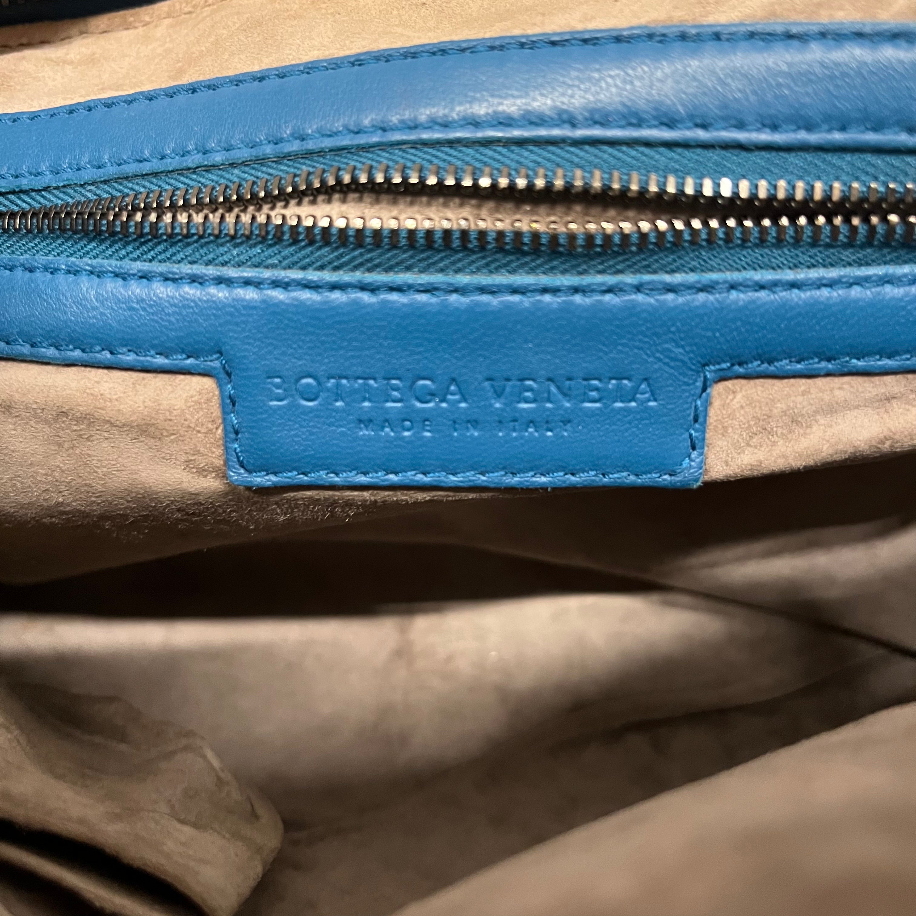 BOTTEGA VENETA/Cross Body Bag/OS/Leather/BLU/ view 4