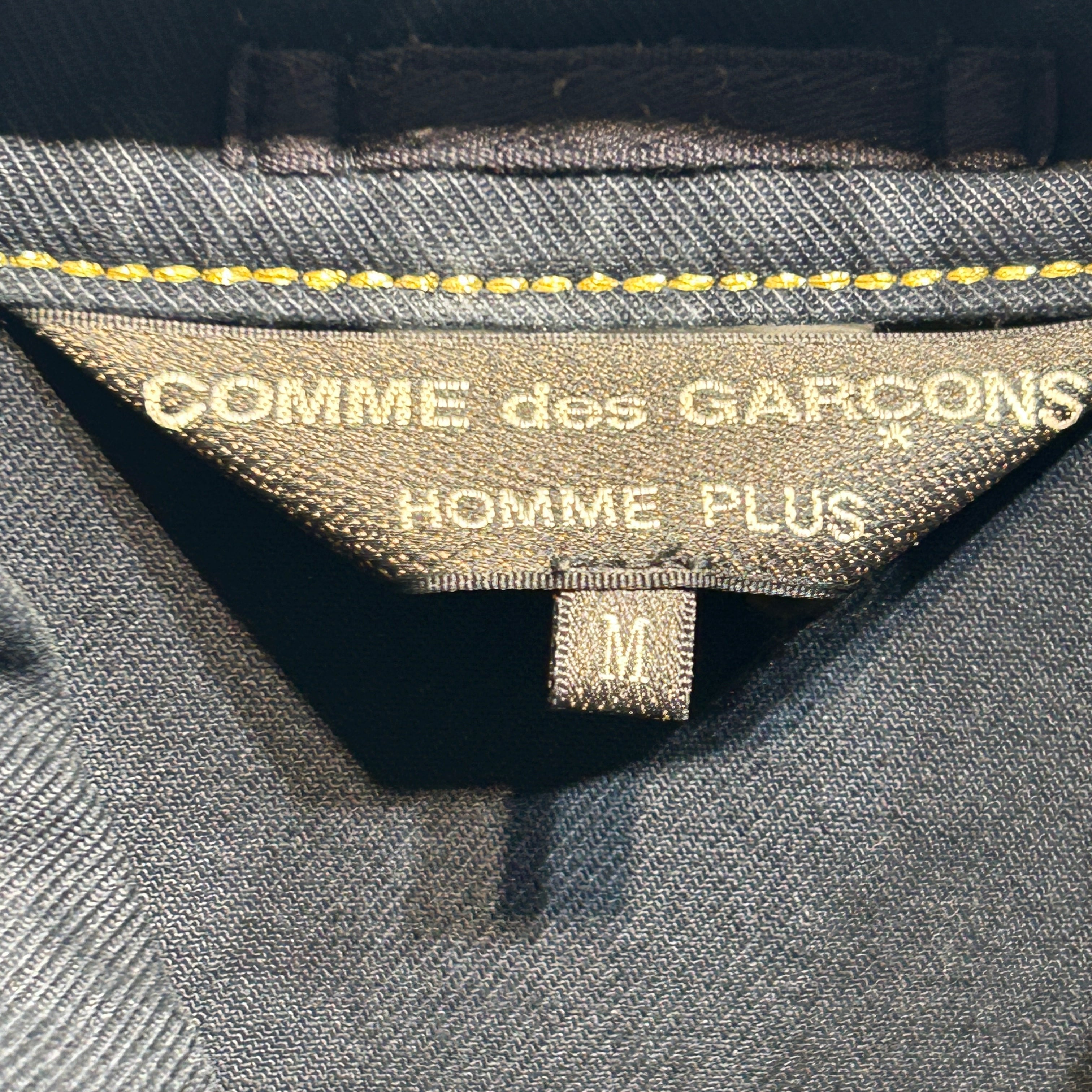 COMME des GARCONS HOMME PLUS/Denim Jkt/M/Cotton/BLK/ view 3