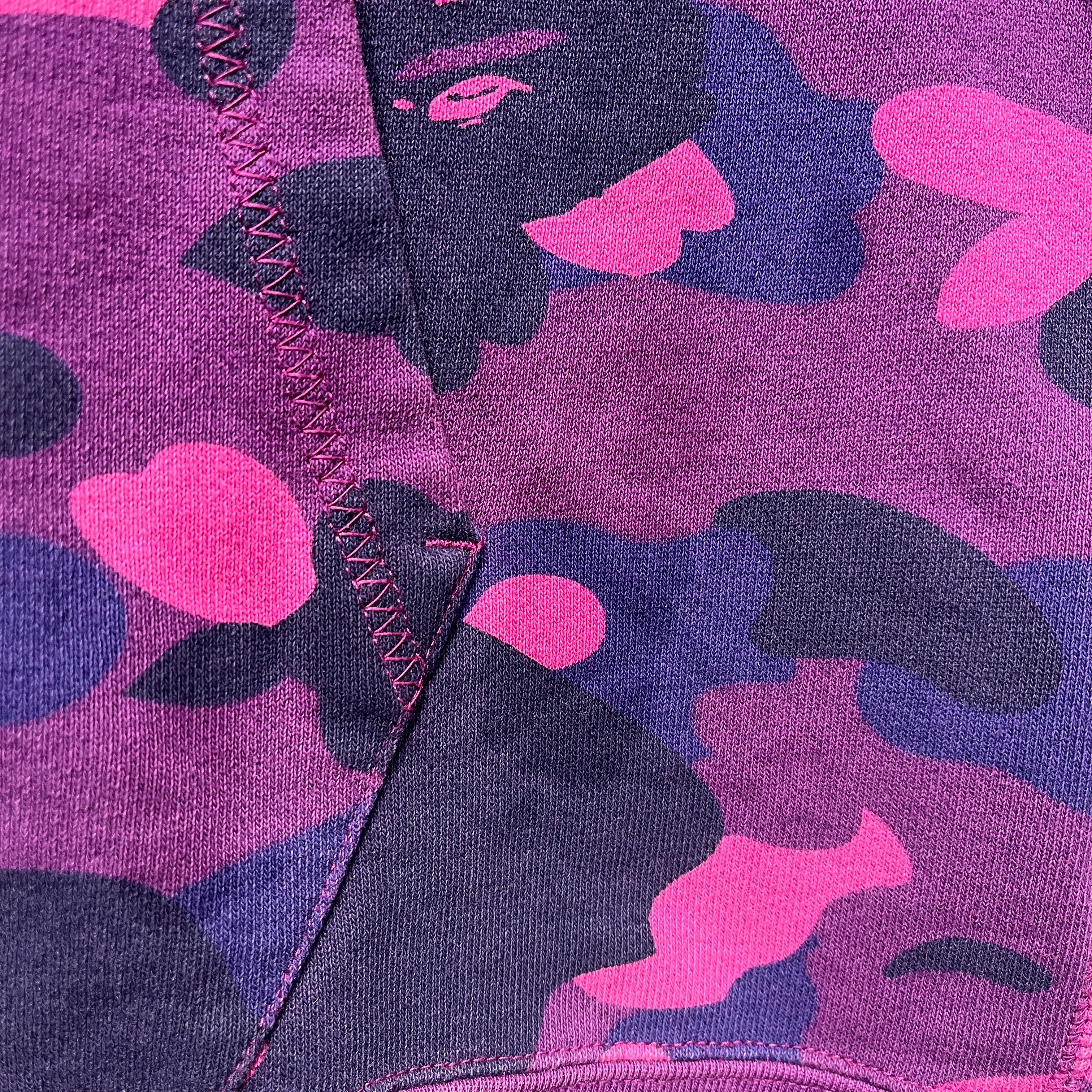 A BATHING APE/Zip Up Hoodie/XL/Camouflage/Cotton/PPL/SHARK HOODIE PONR ON BACK view 5