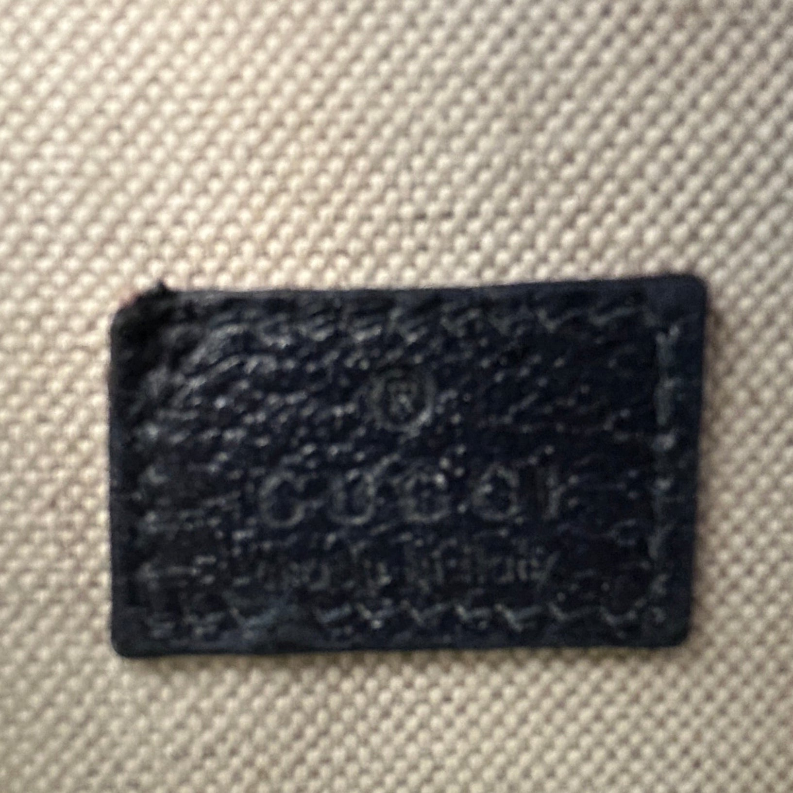 GUCCI/Hand Bag/Monogram/Leather/BLK/gg supreme dionysus view 5