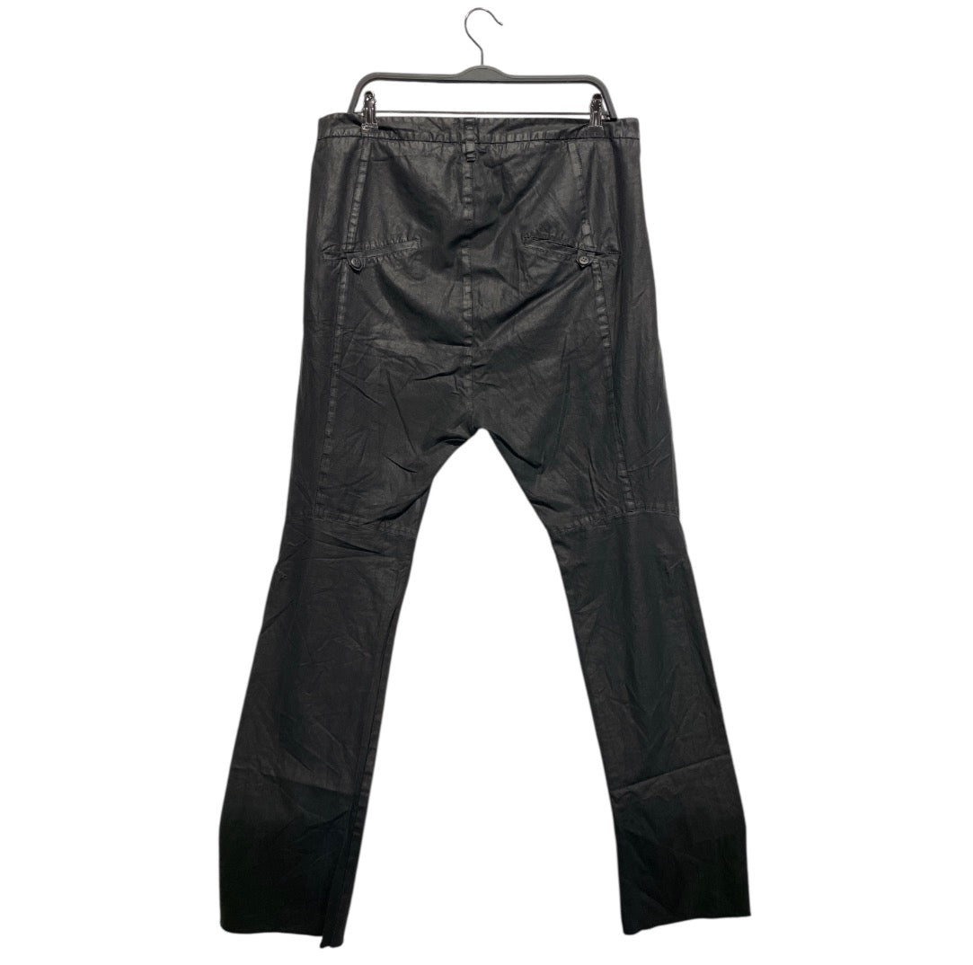 paime bohem /Pants/2/Cotton/BLK/dropped crotch waxxed pants view 2