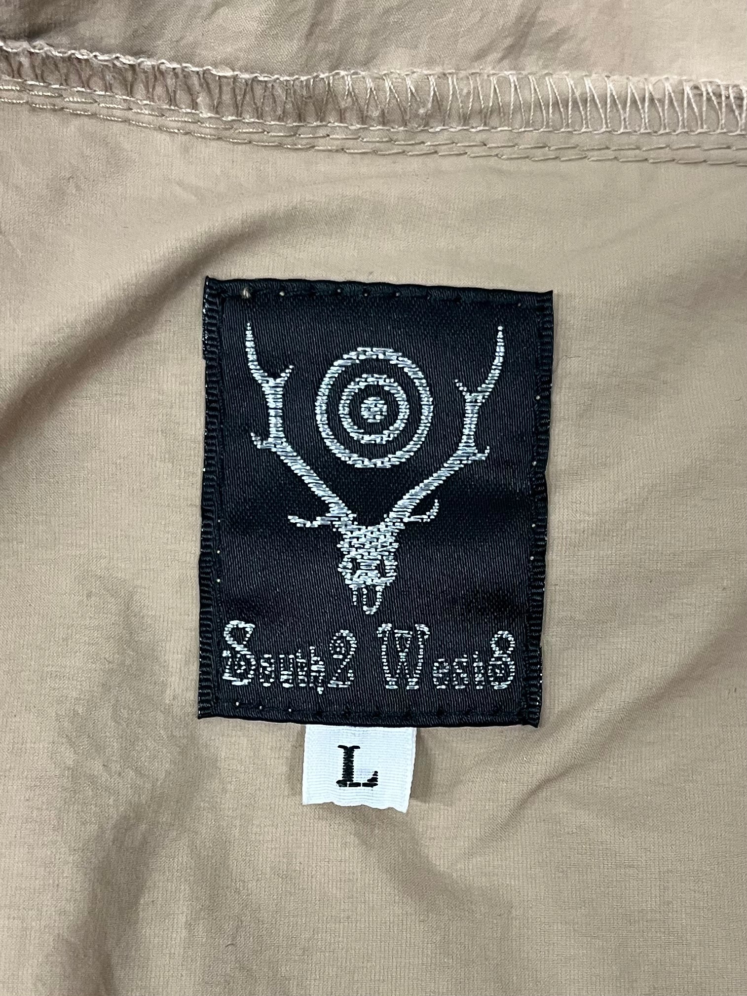 South2 West8(S2W8)/Windbreaker/L/Polyester/BEG/LIGHTWEIGHT HOODED JACKET view 3