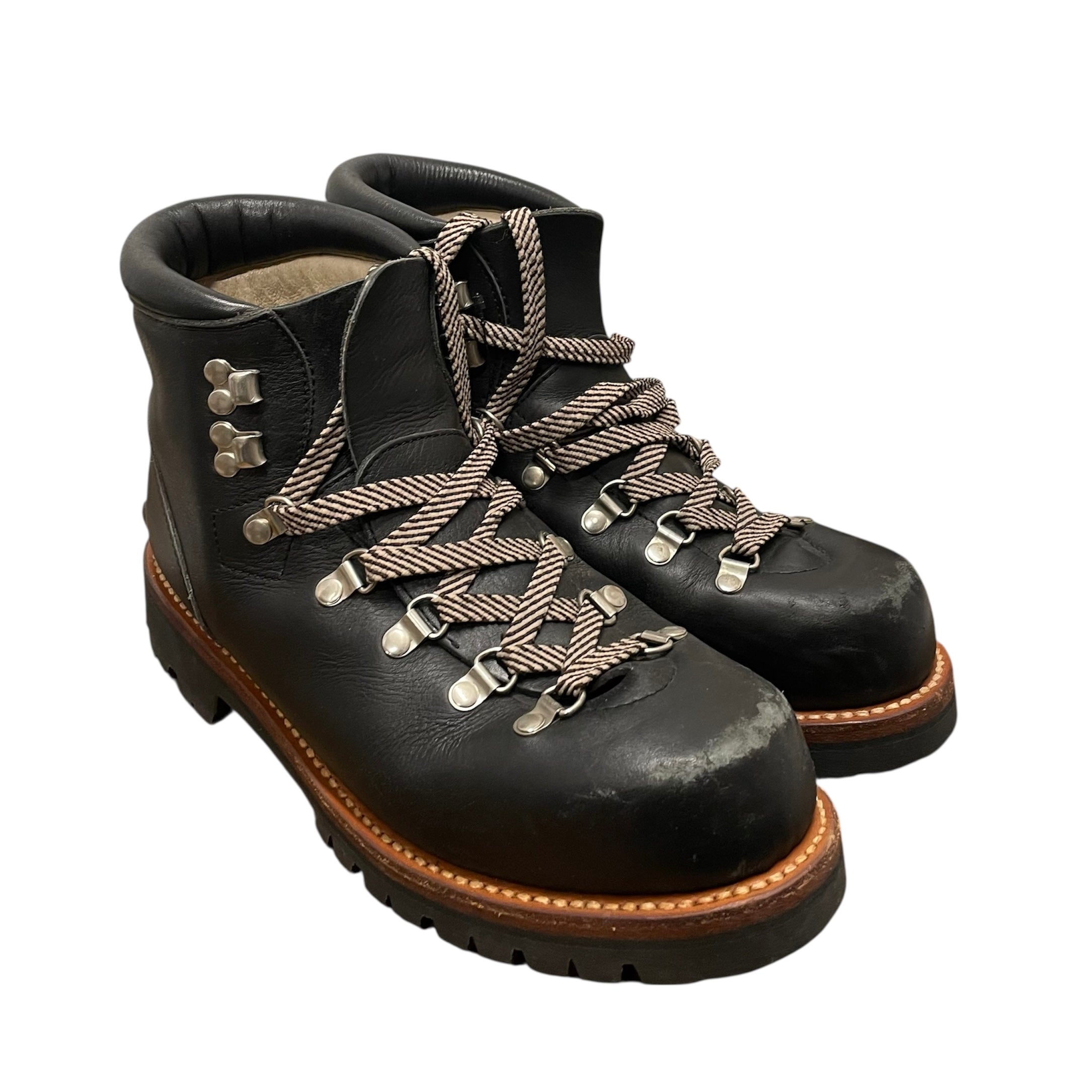 BAPE STA!/Lace Up Boots/US 10/Leather/BLK/VIBRAM SOLE view 1