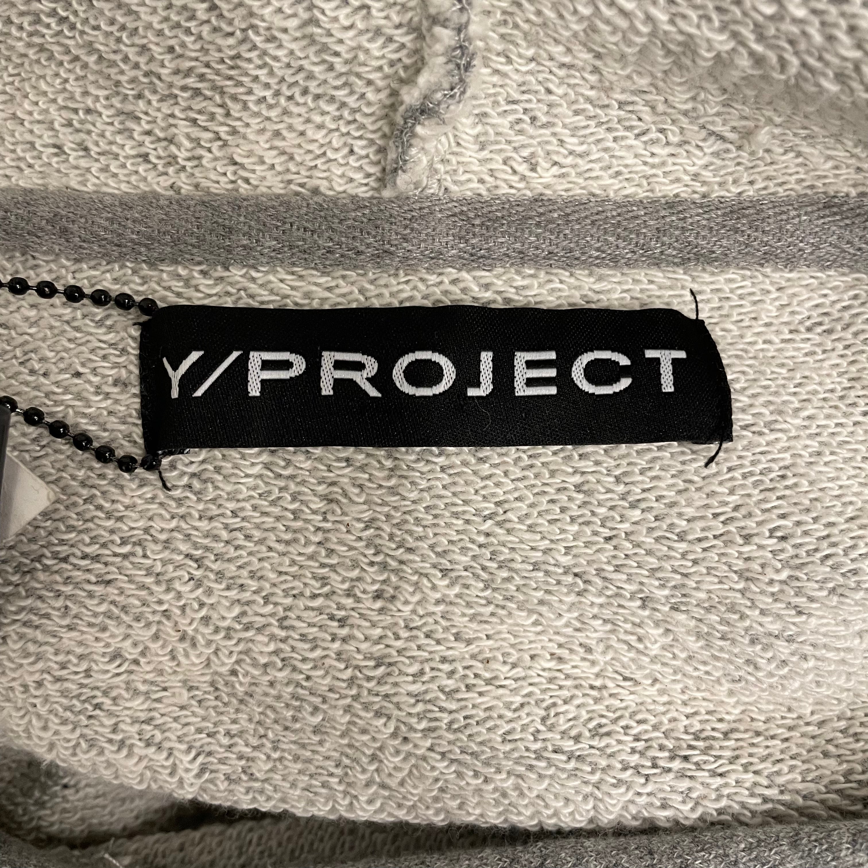 Y/PROJECT/Hoodie/M/Cotton/GRY/LONG ARMS view 3