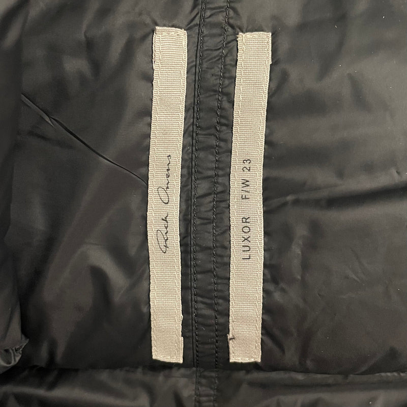 Rick Owens/Quilted Vest/50/Polyester/BLK/
