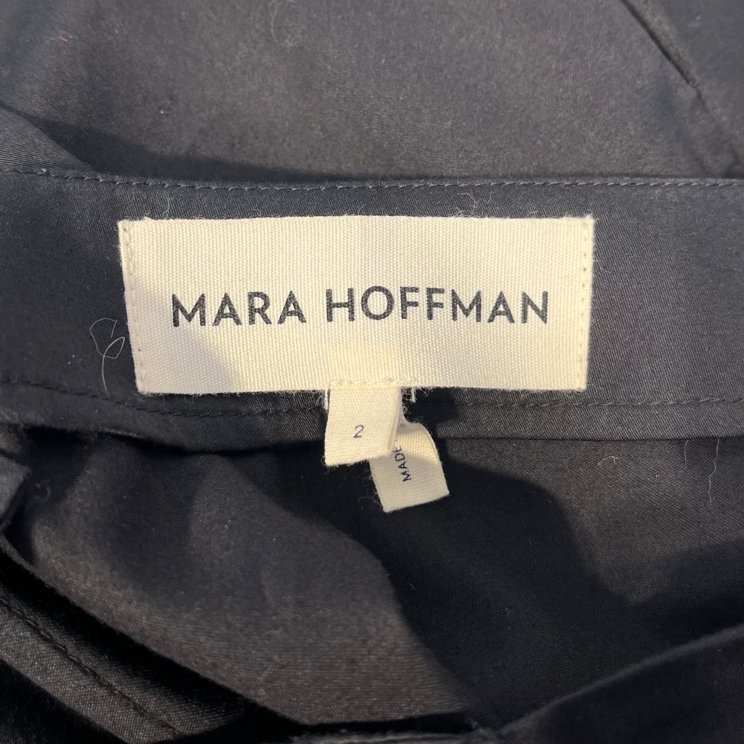 Mara Hoffman/Camisole Dress/2/Cotton/BLK/BLACK TOP/RED BOTTOM view 3