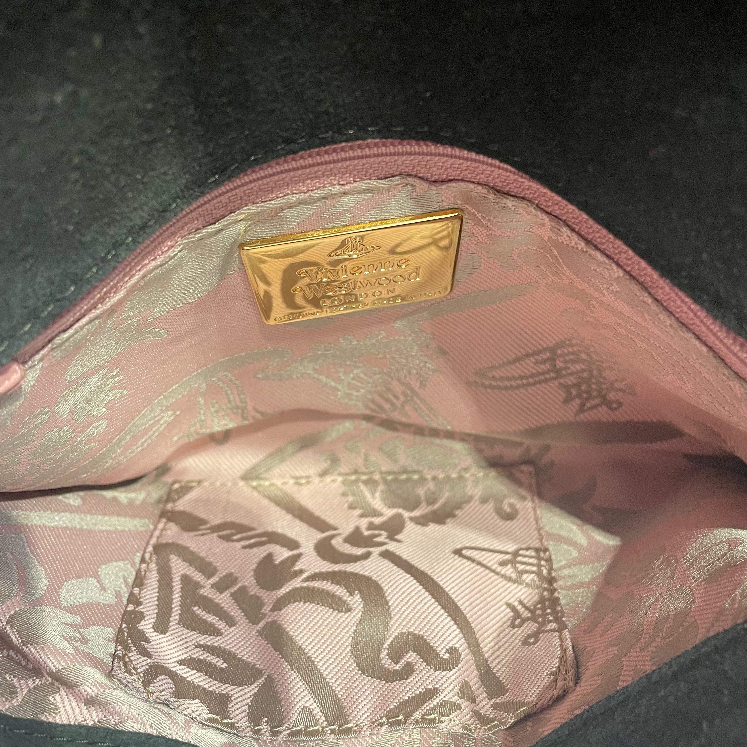 Vivienne Westwood/Clutch Bag/Leather/BLK/sex plaque clutch view 5