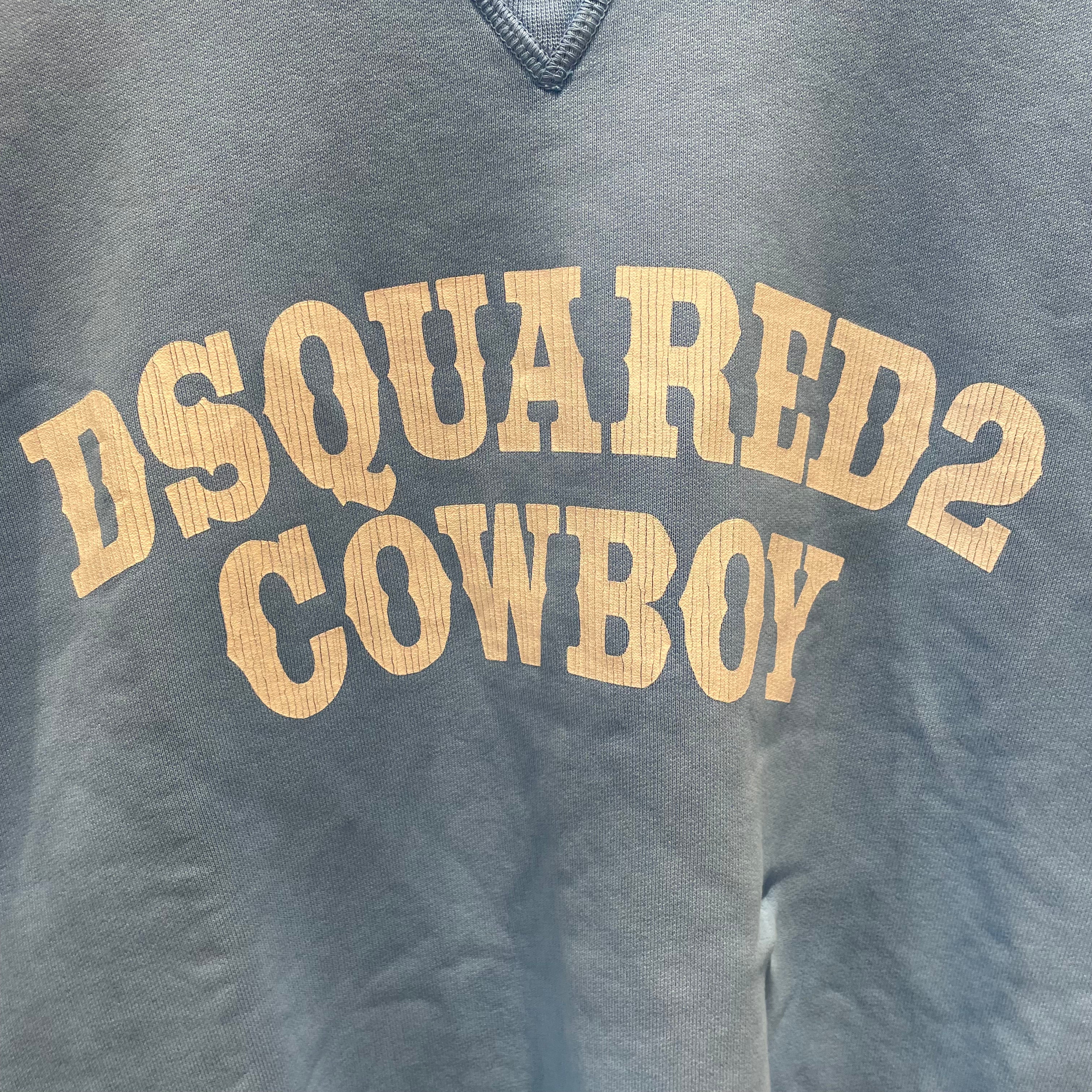 DSQUARED2/Sweatshirt/XL/Cotton/BLU/Cowboy view 6
