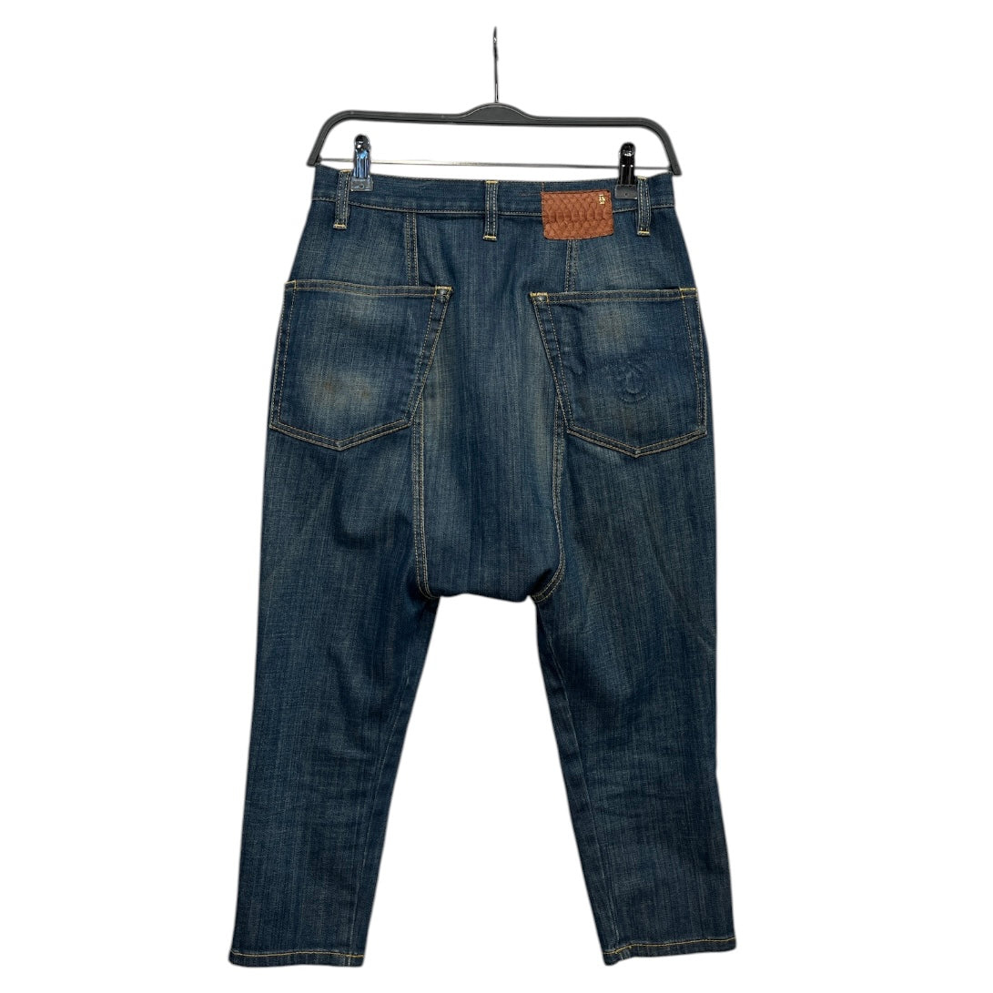 R13/Cropped Pants/25/Denim/BLU/dark wash view 2